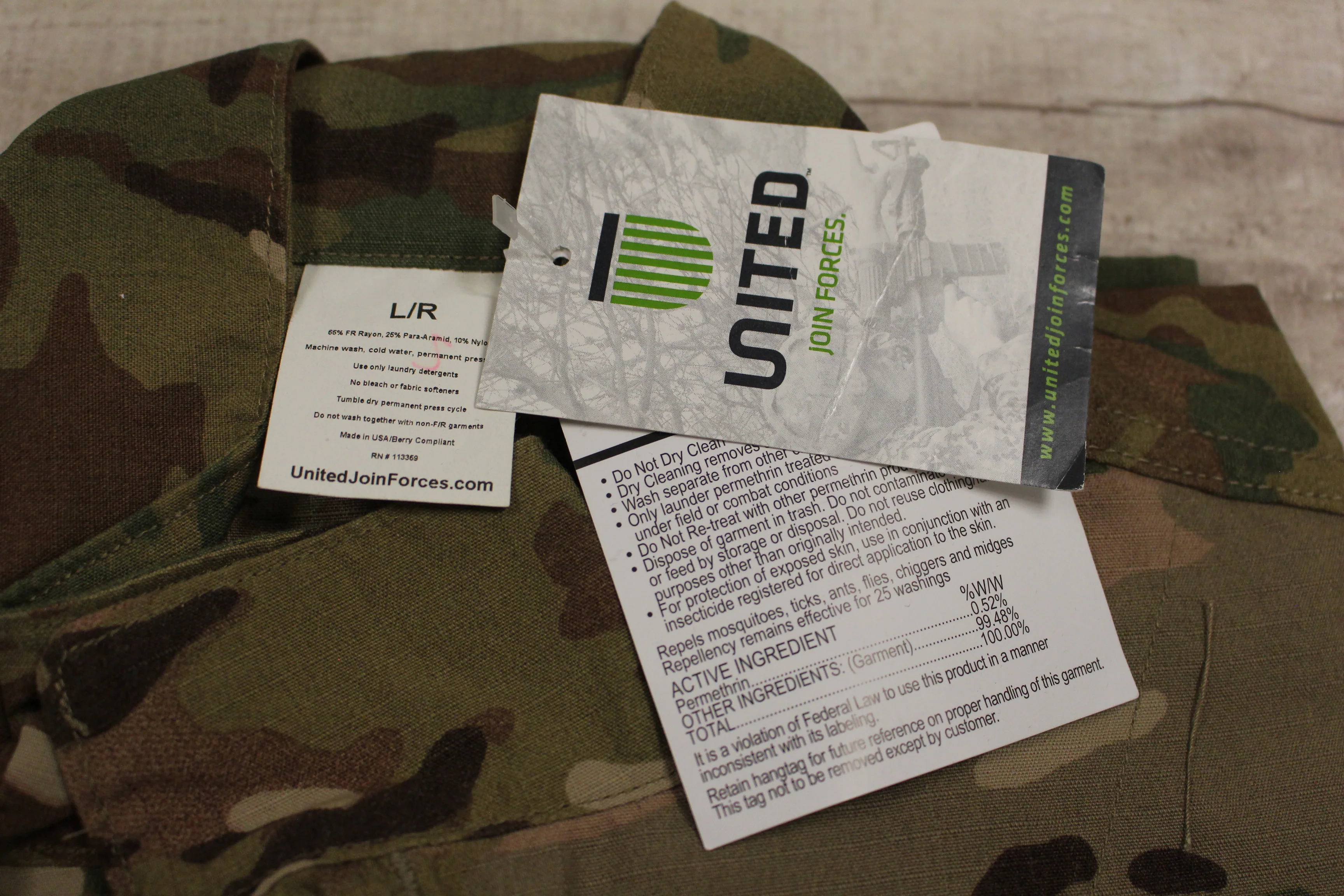 United Fortiflame Mutlticam ACU Coat - Size Large - New - Image 2