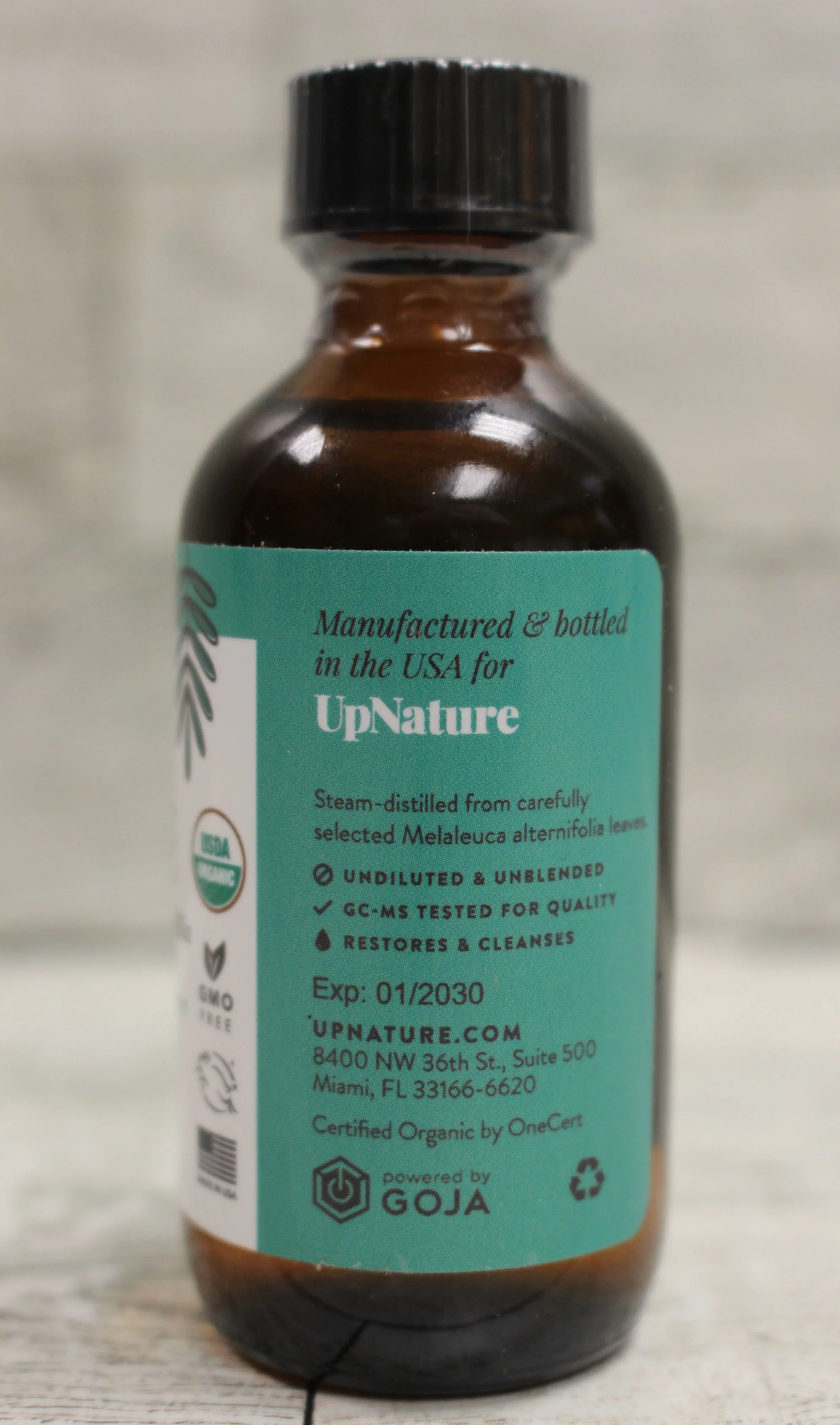 UpNature Organic Tea Tree Pure Essential Oil - 2 fl oz - New - Image 3