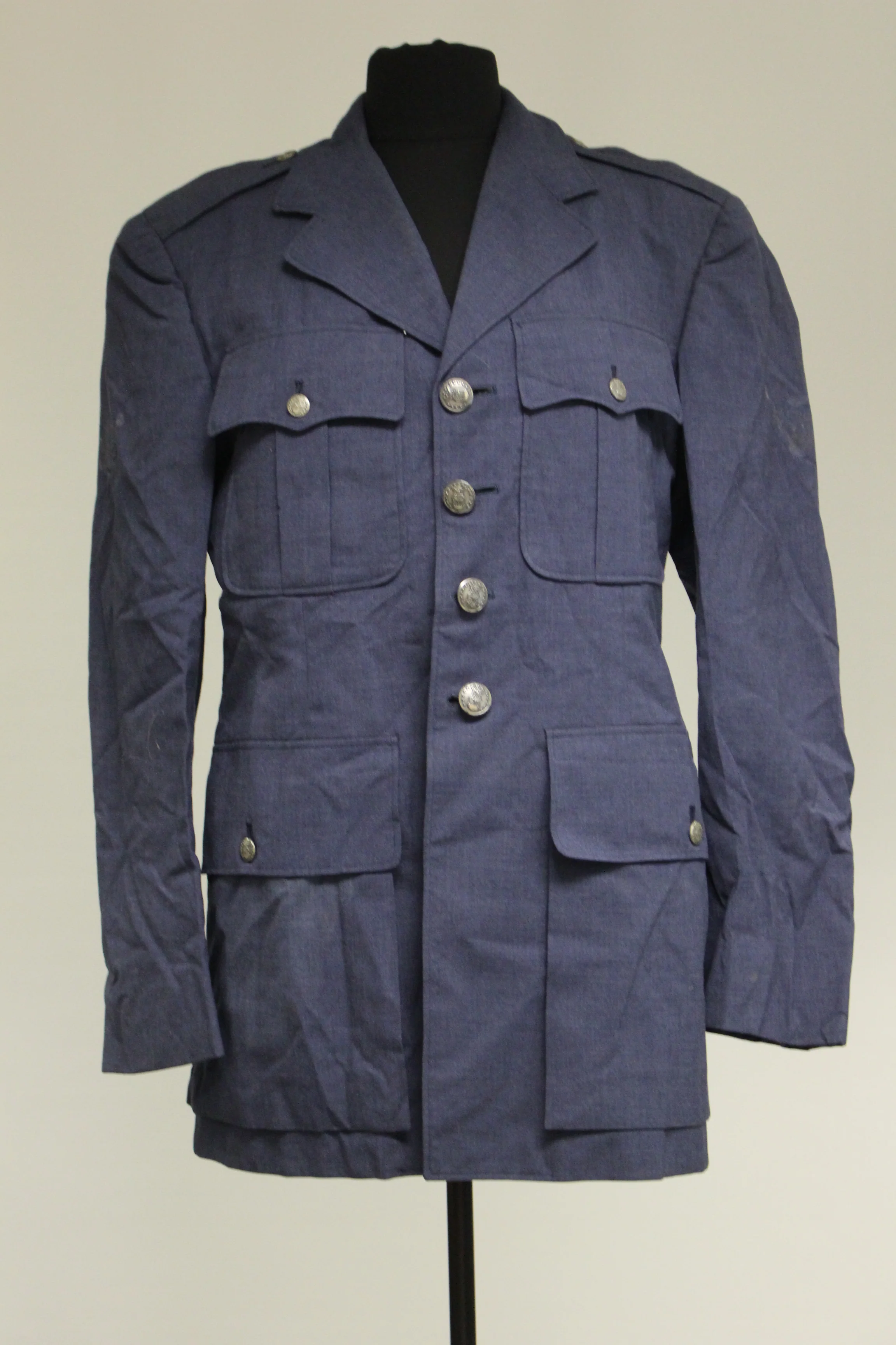 US Air Force Men's Tropical Wool Dress Coat - Size: 36R - Used