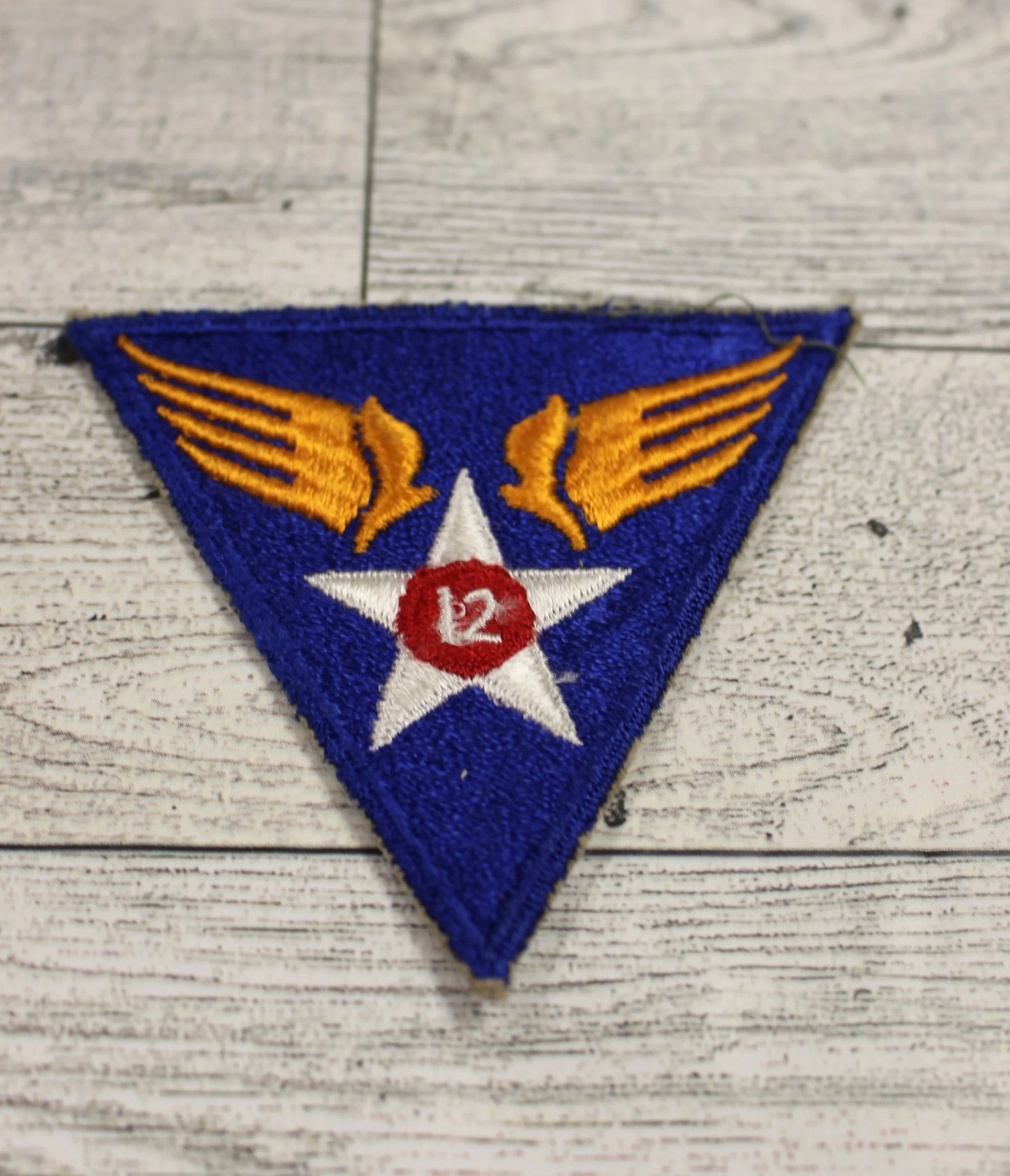 US Army 12th Air Force Patch - Used