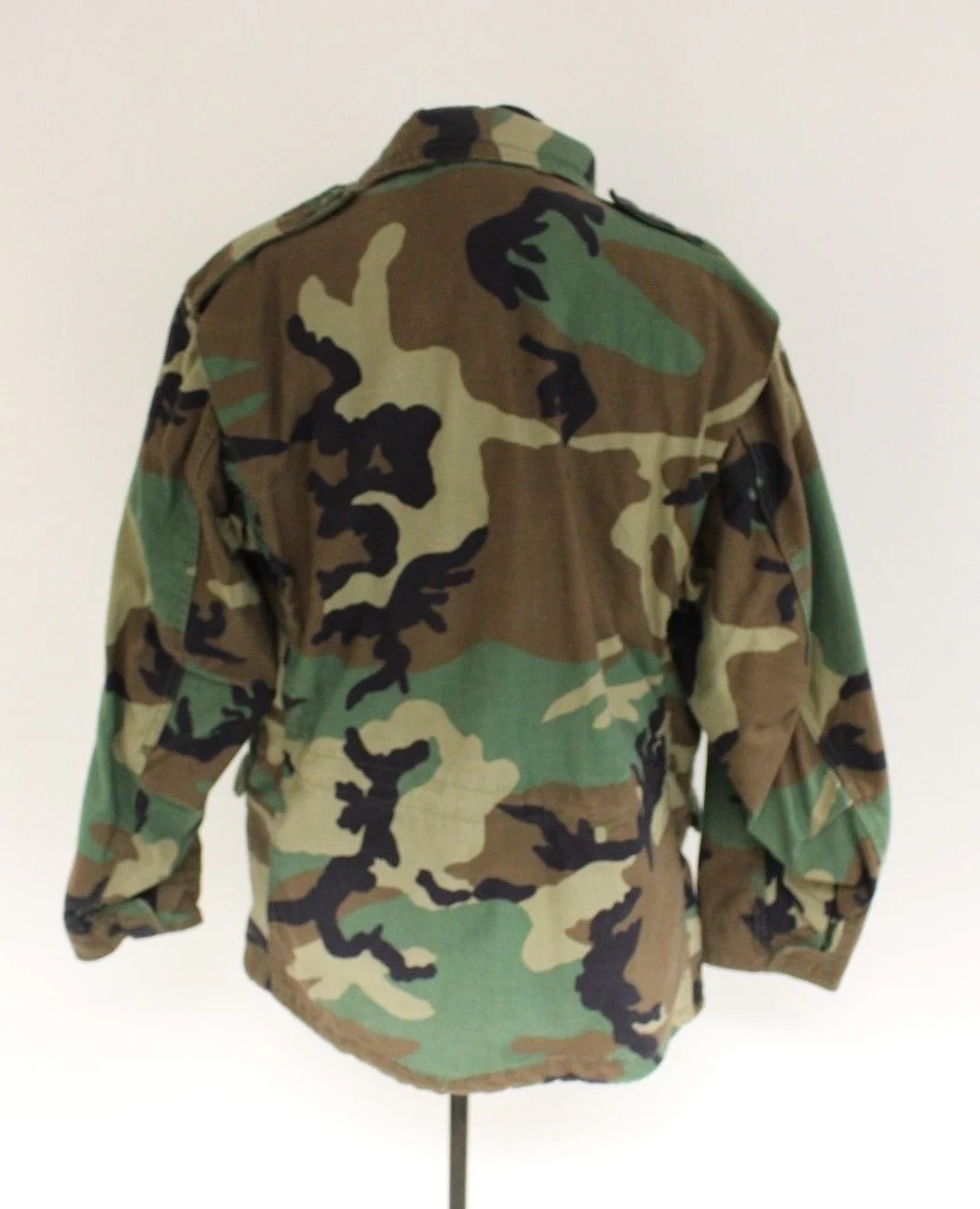 US Army M-65 Cold Weather Field Coat - Woodland - Small X-Short - Used - Image 2