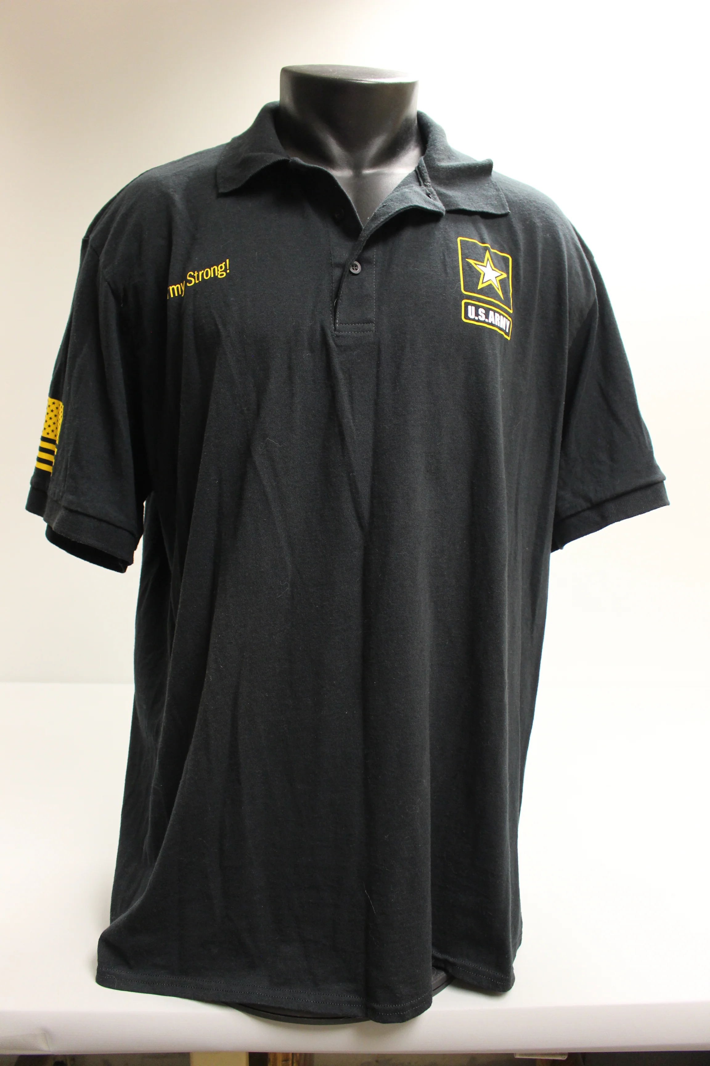 US Army Polo Shirt - Army Strong - 2XL - Used