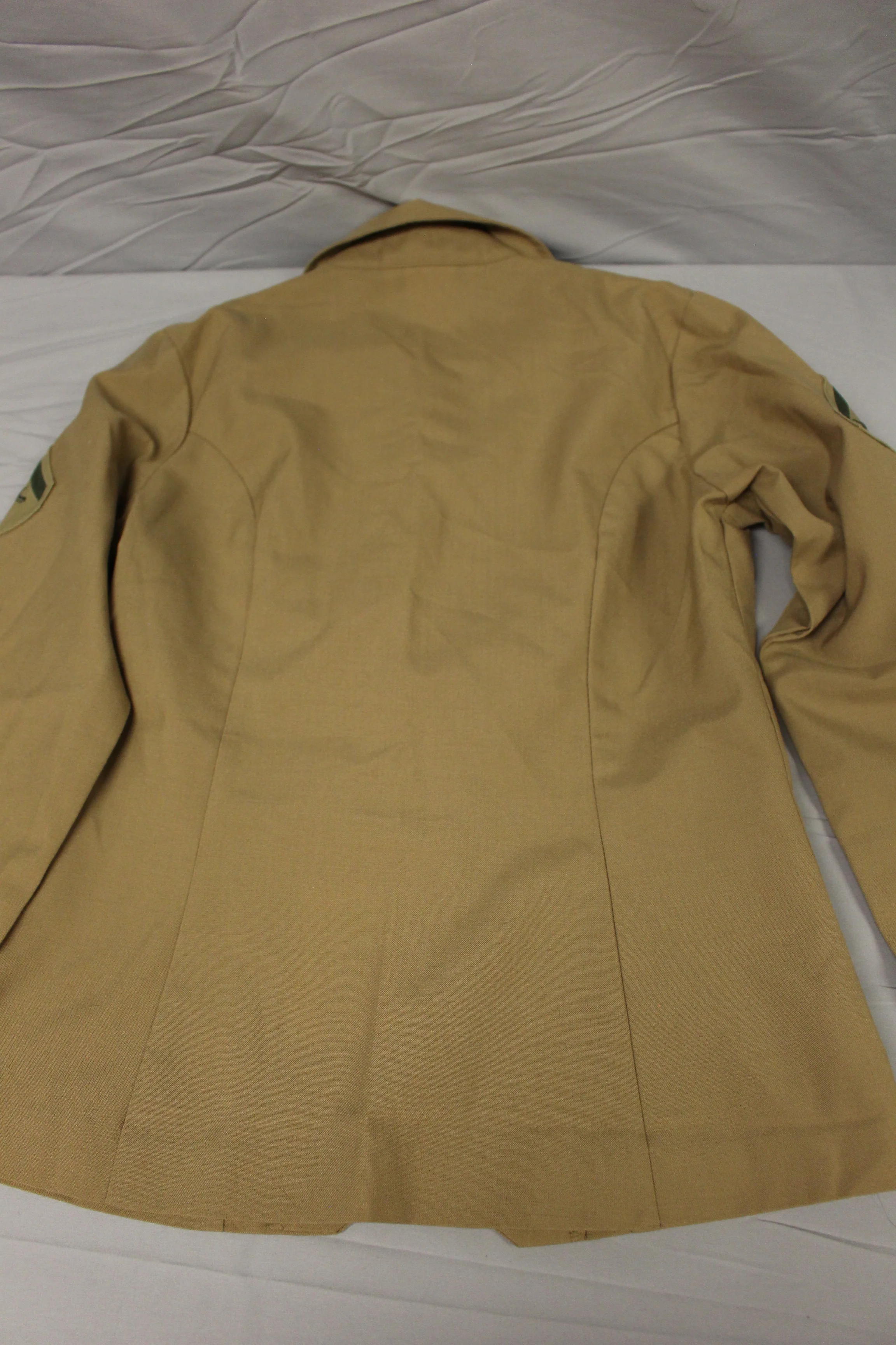 US Army Women's Long Sleeve Dress Shirt - Tan - Not Tuck In - Size: 8 Long - New - Image 5
