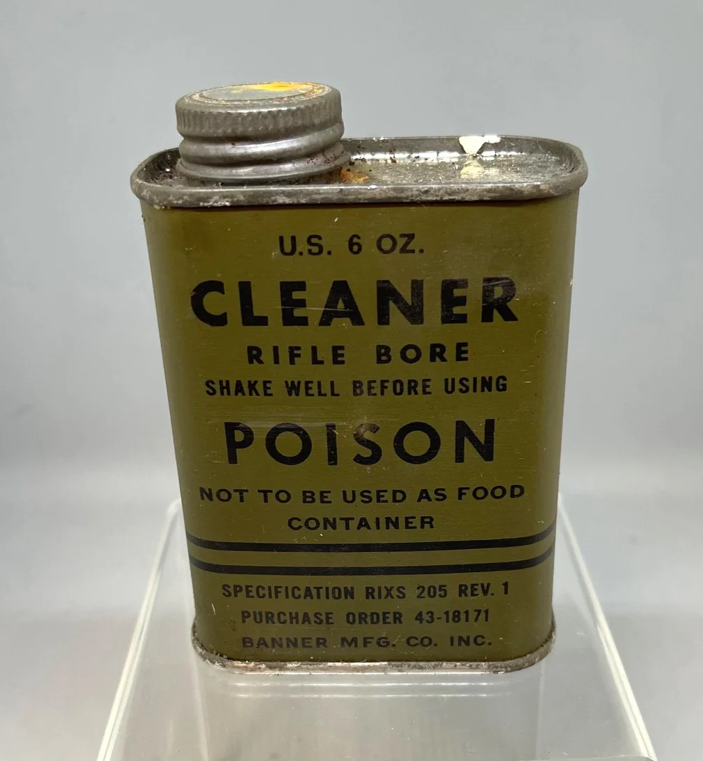 US Army WWII Rifle Bore Cleaner - 6 Oz - Sealed - Choose Grade B, C, D - Image 2