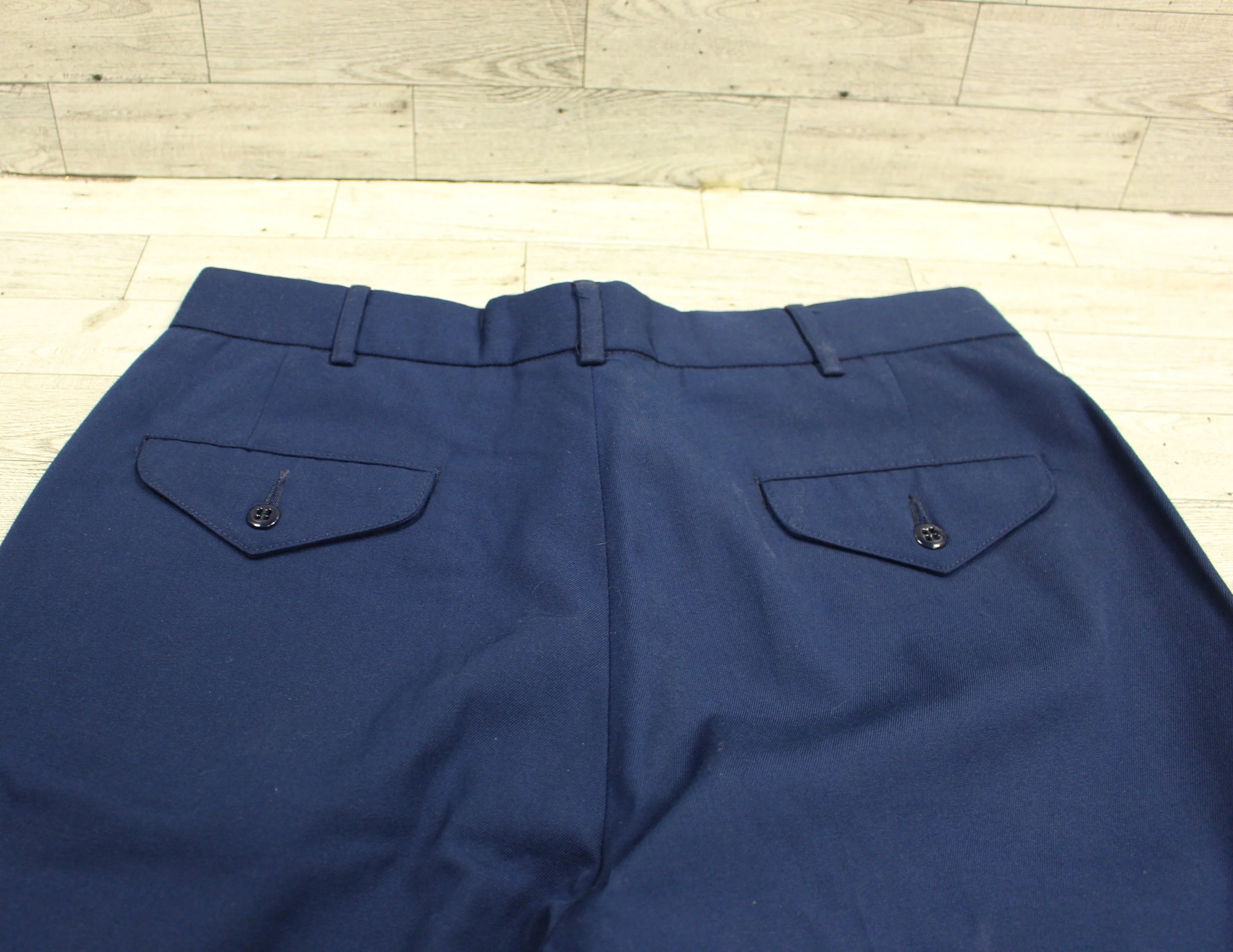 US Marine Blue Trousers, Size: 33L - 8405-01-280-0129 - Used - Image 2