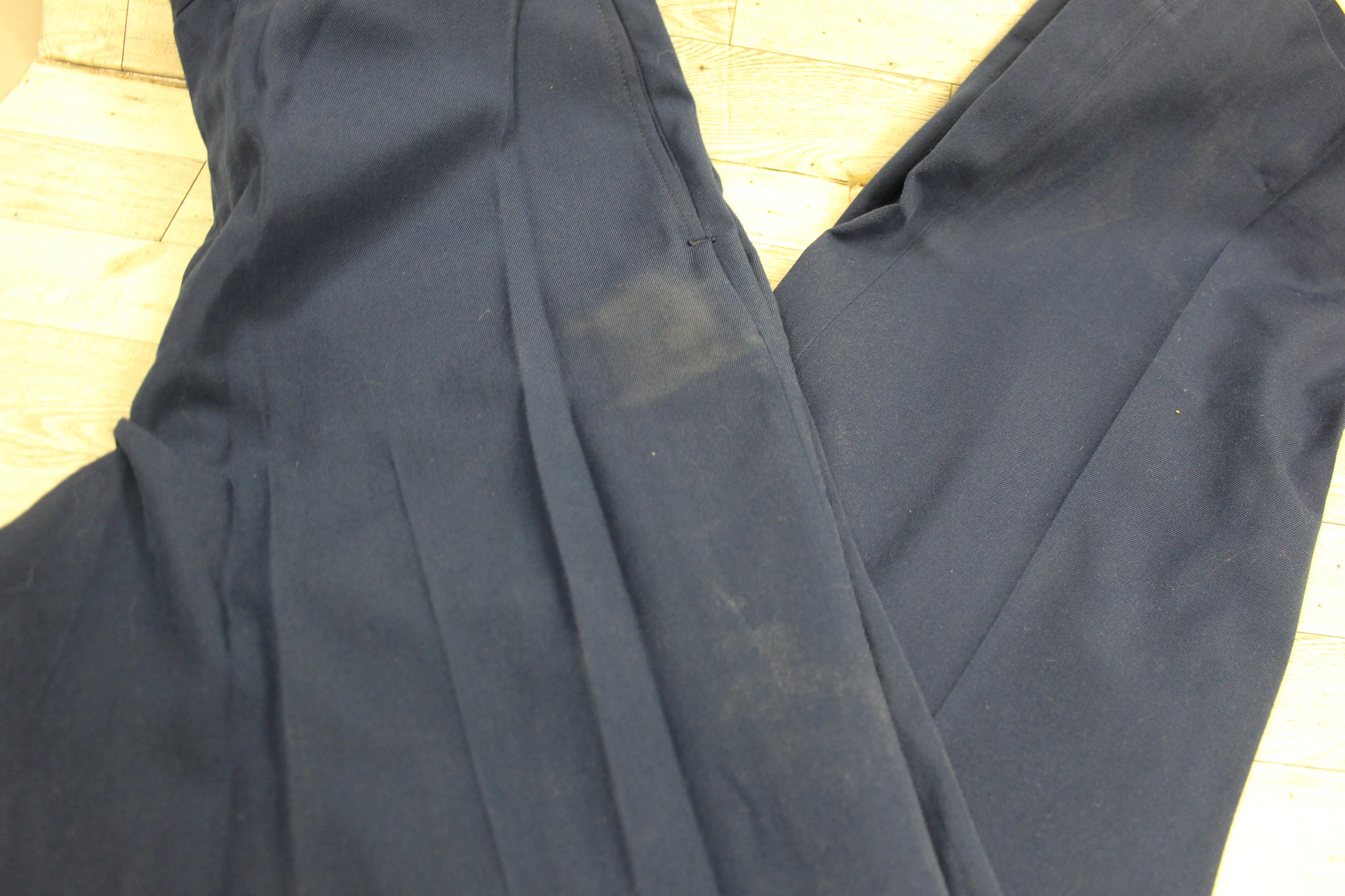 US Marine Blue Trousers, Size: 33L - 8405-01-280-0129 - Used - Image 4