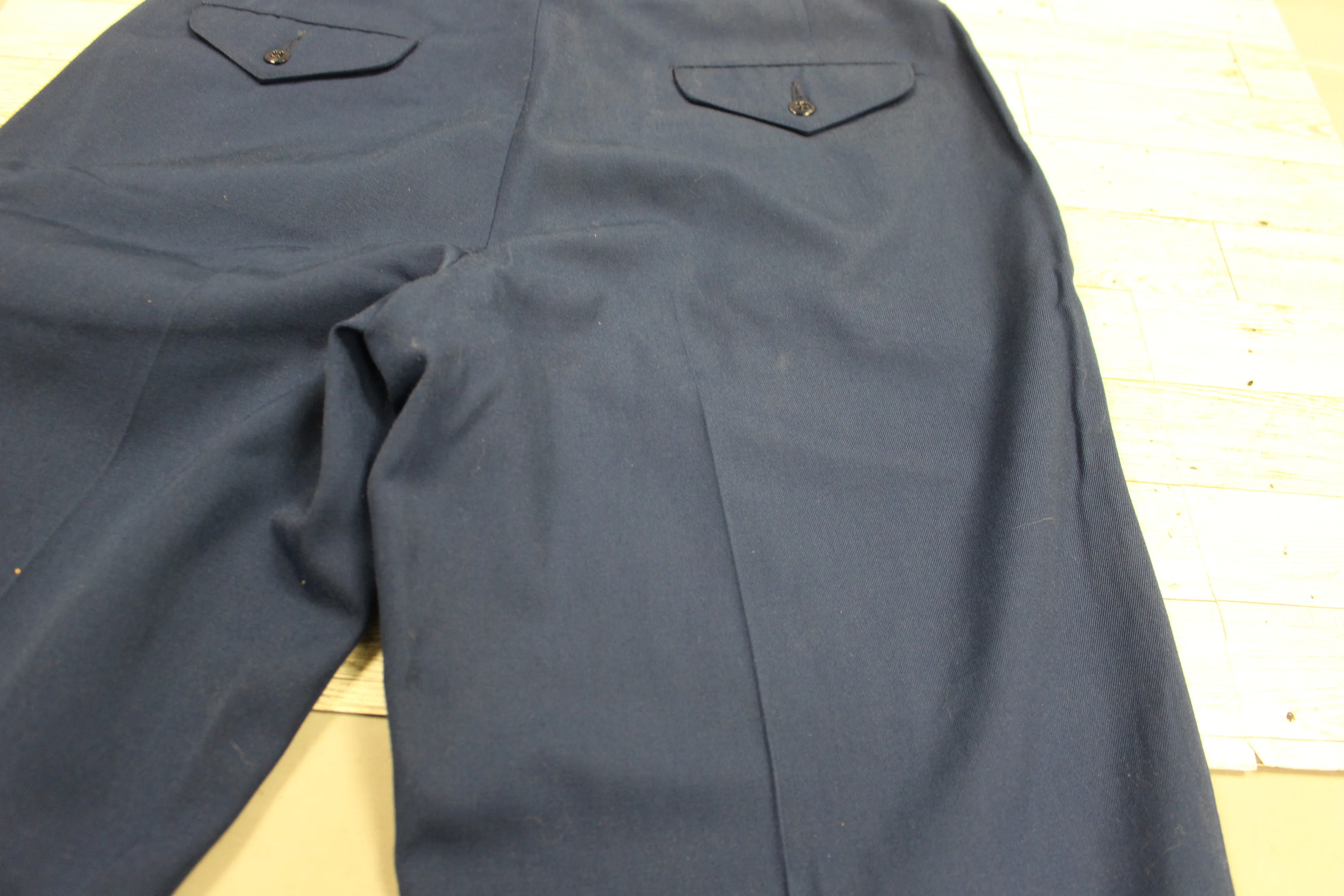 US Marine Blue Trousers, Size: 33L - 8405-01-280-0129 - Used - Image 6