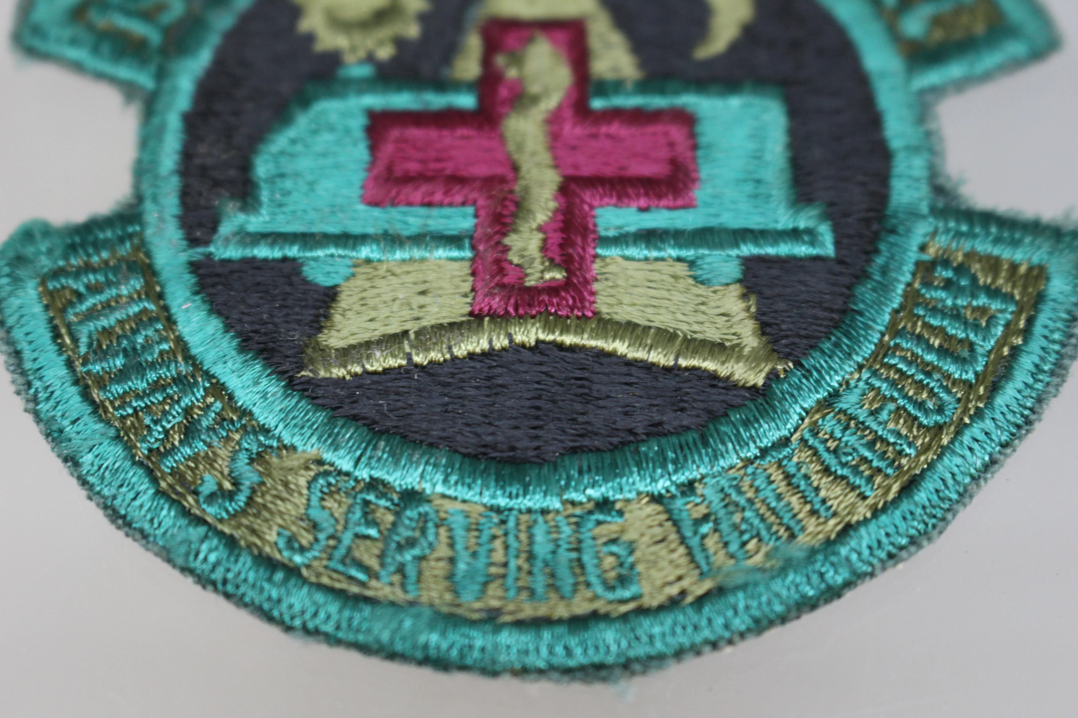 US Military 1st Aeromedical STG FLT Embroidered Patch - Used - Image 4