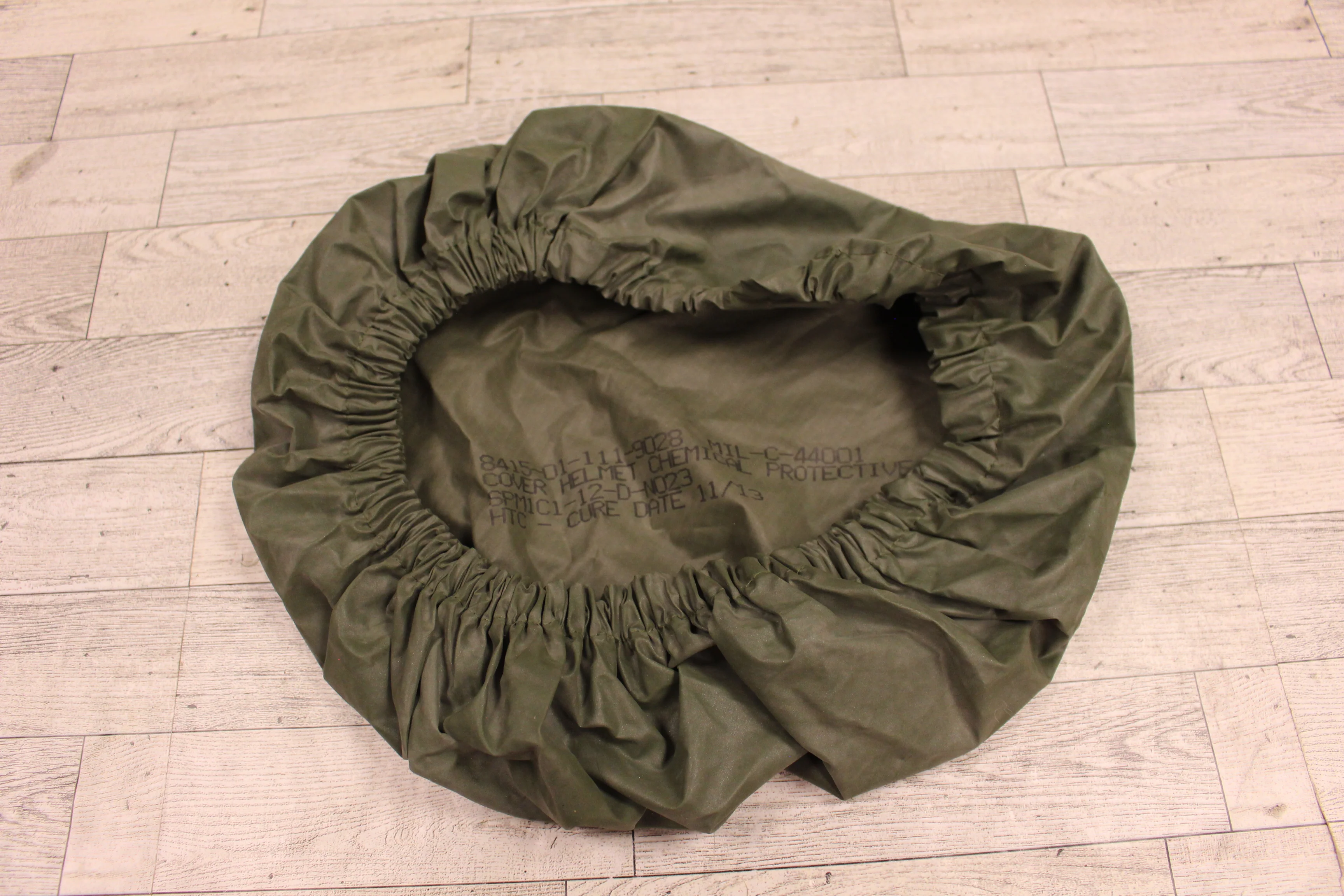 US Military Chemical Protective Helmet Cover - 8415-01-111-9028 - Used - Image 4