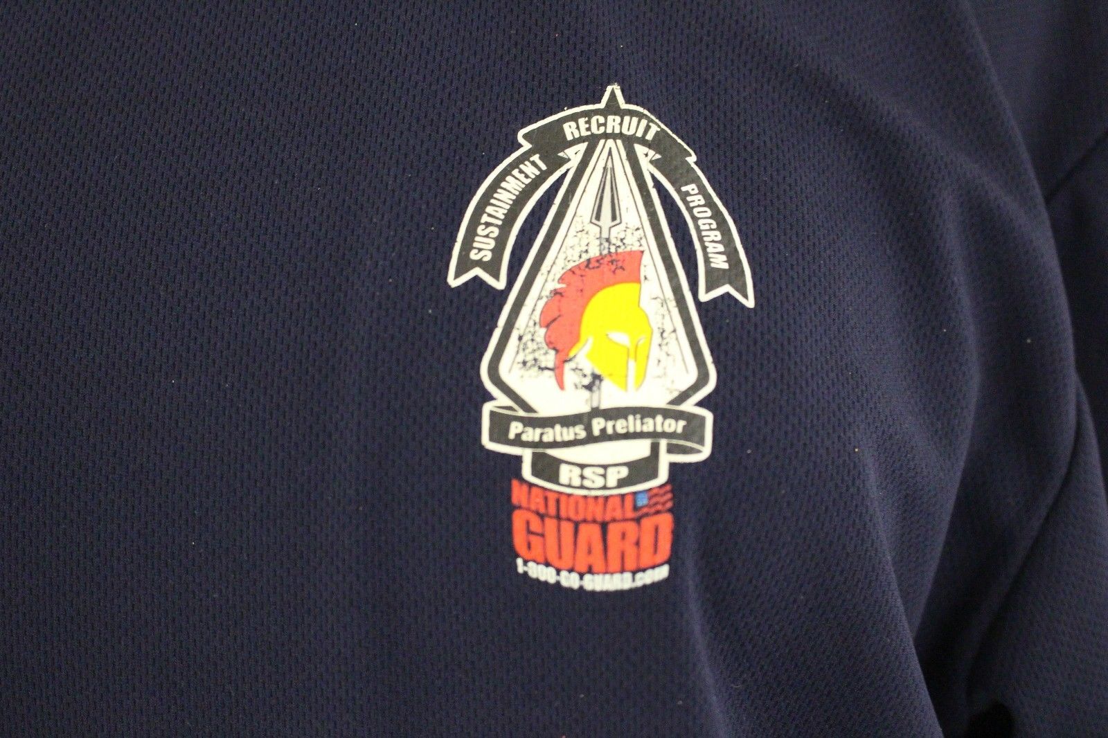 US National Guard Polyester T-Shirt, Medium - Image 2