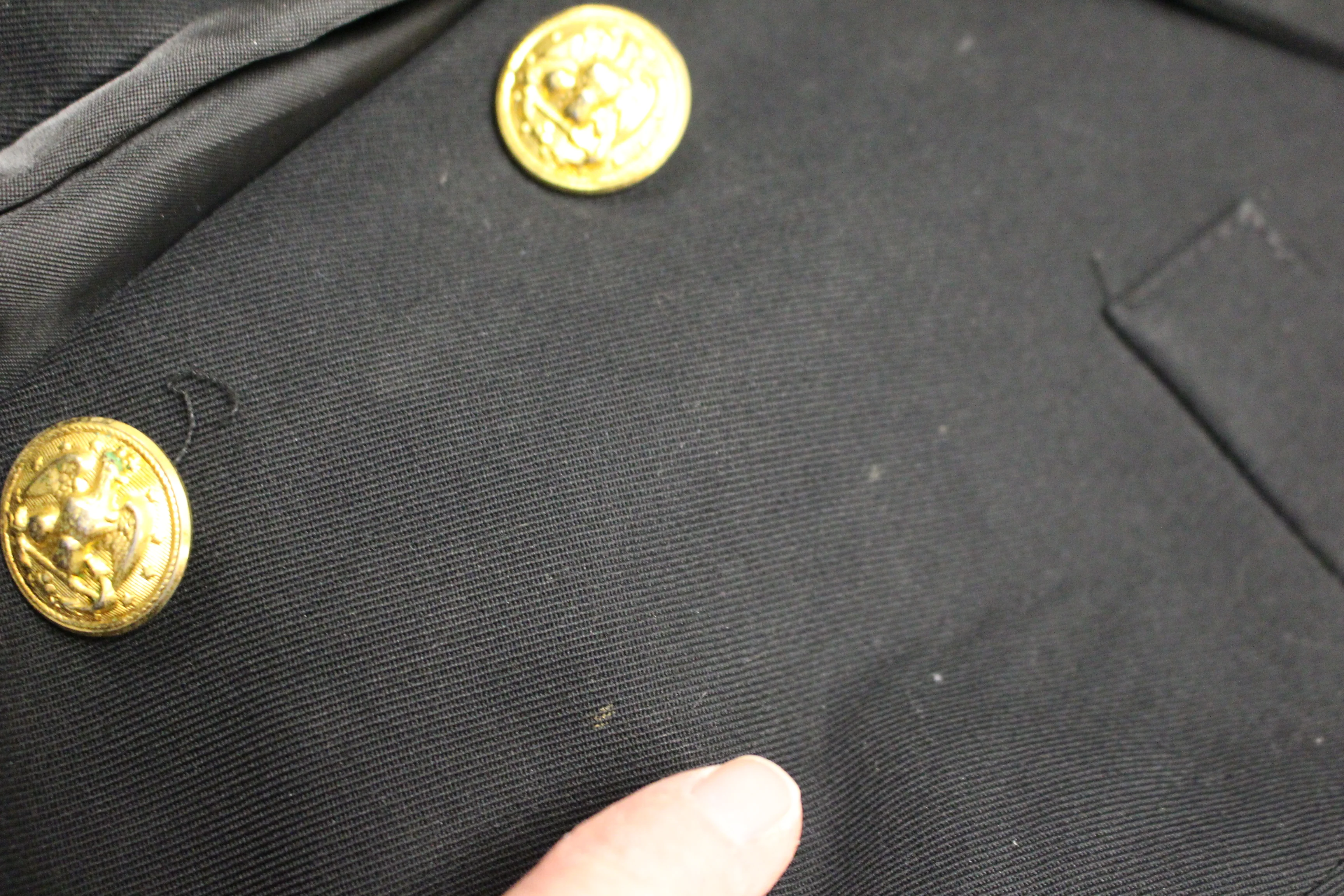 US Naval Academy Flying Cross Dress Jacket - Size: 16MR - Used - Image 3