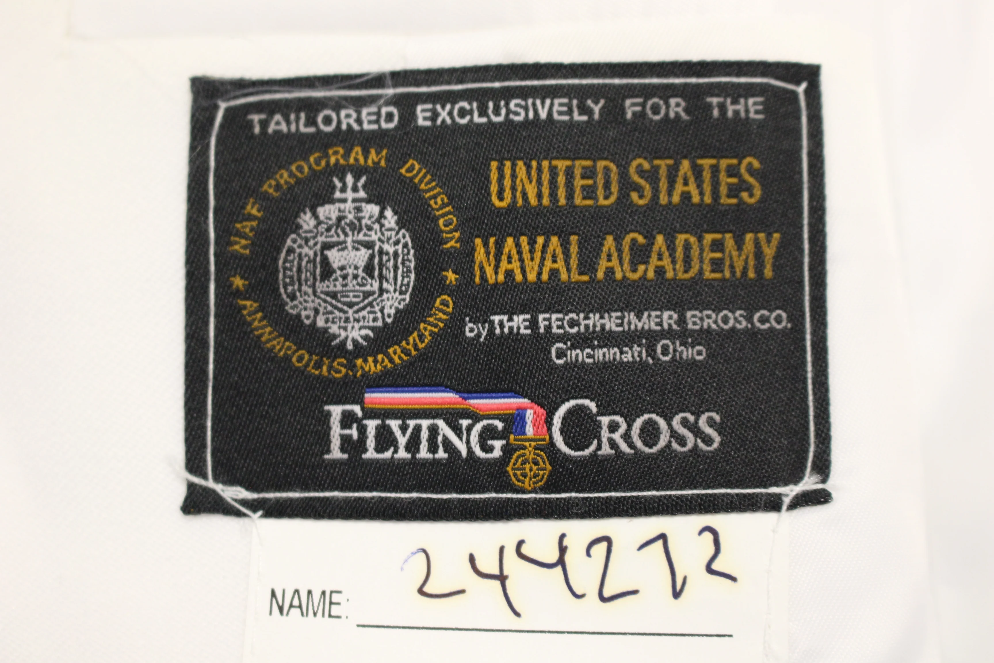 US Naval Academy Flying Cross Dress Jacket - Size: 18 MT - Used - Image 5