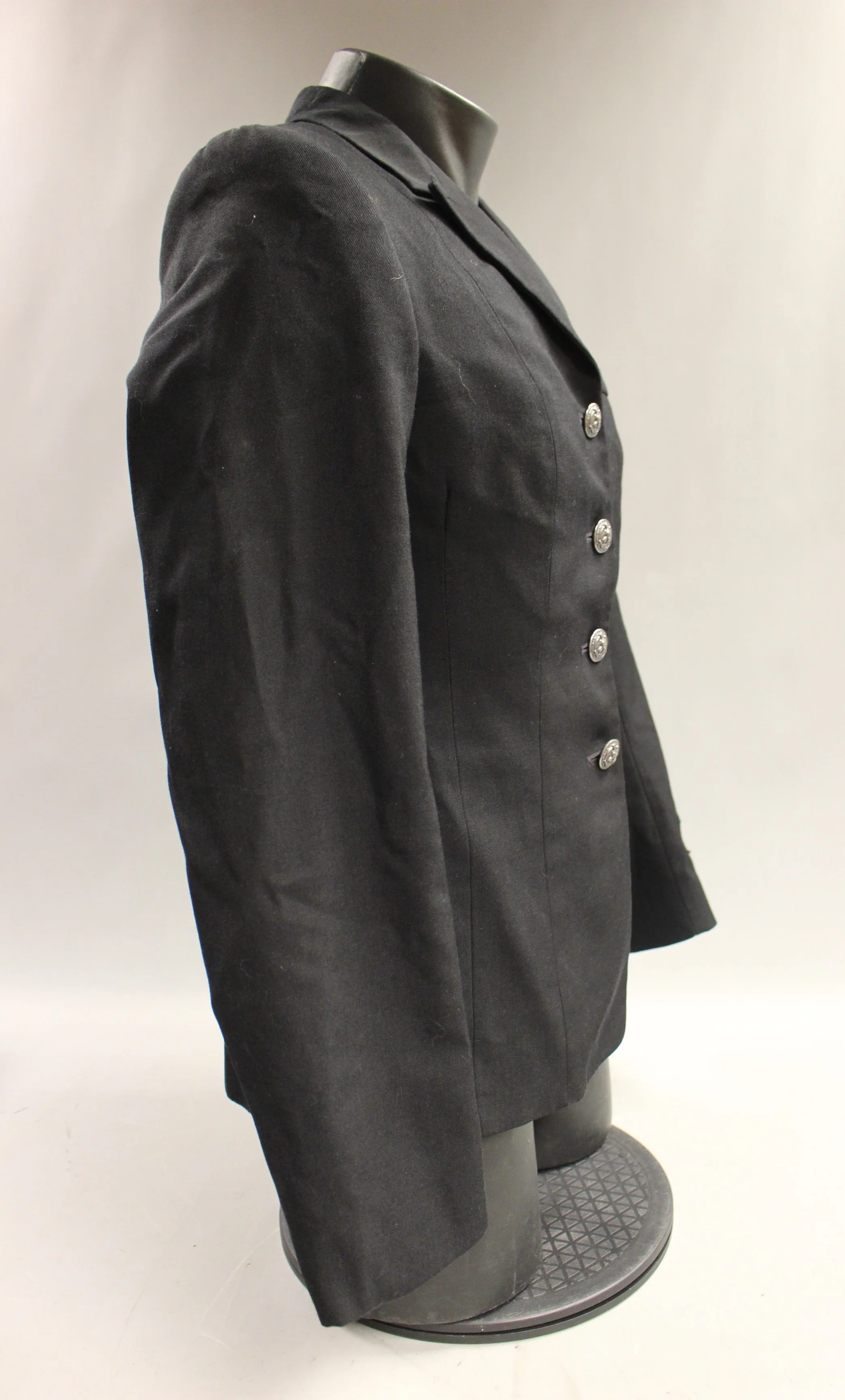 US Navy Women's Black Dress Coat Jacket - Size: 6MP - Used - Image 2