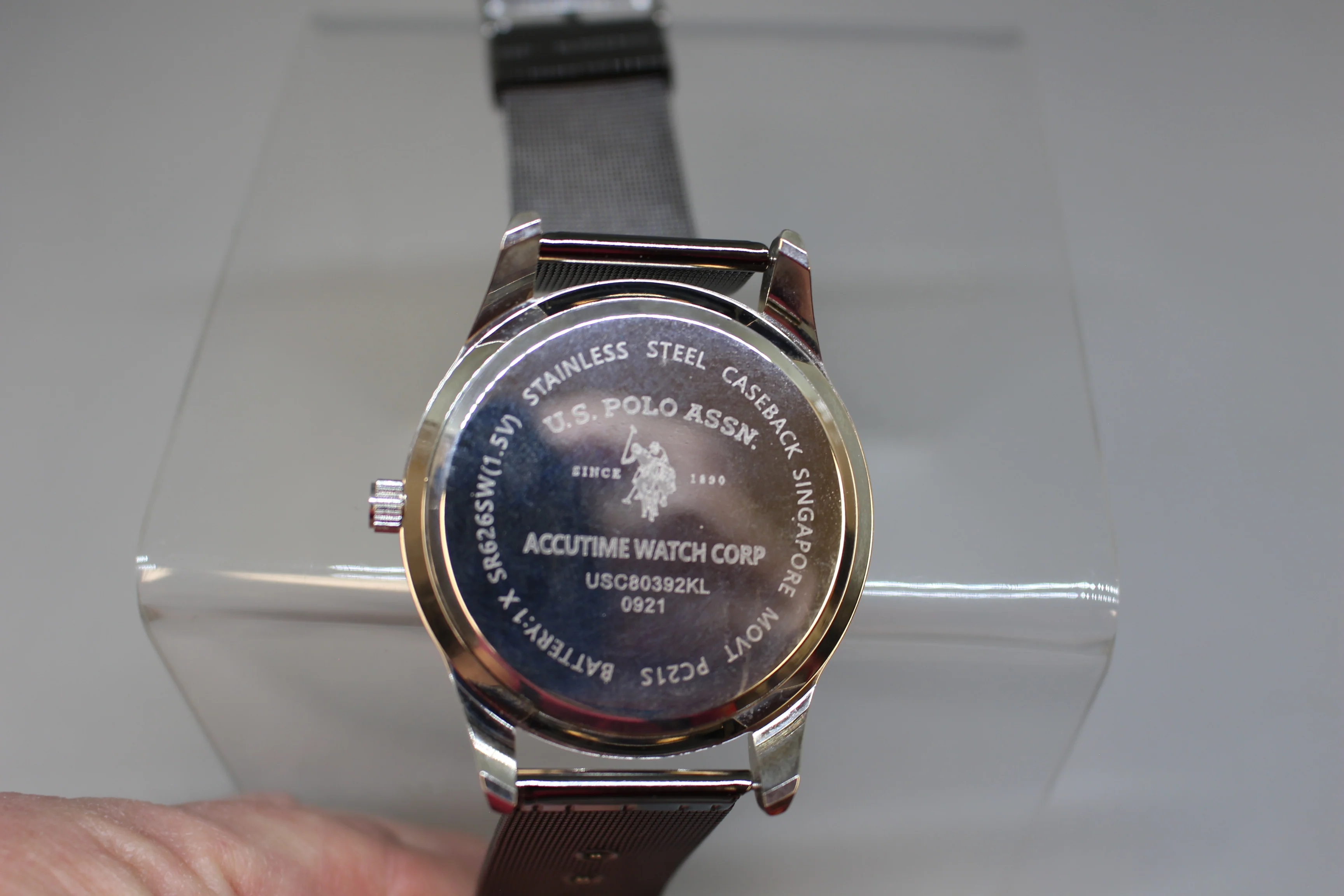 US Polo Association Accutime Watch - USC80392KL - Stainless Steel - New - Image 8