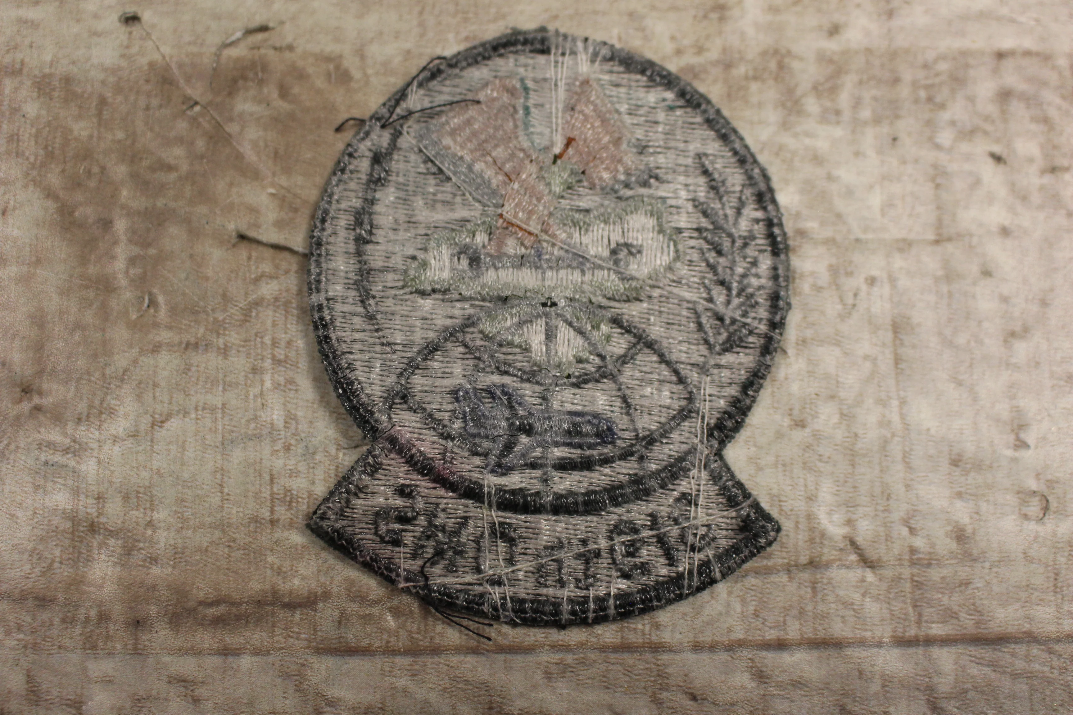 USAF 319th Reconnaissance Wing Sew On Patch -Used - Image 2