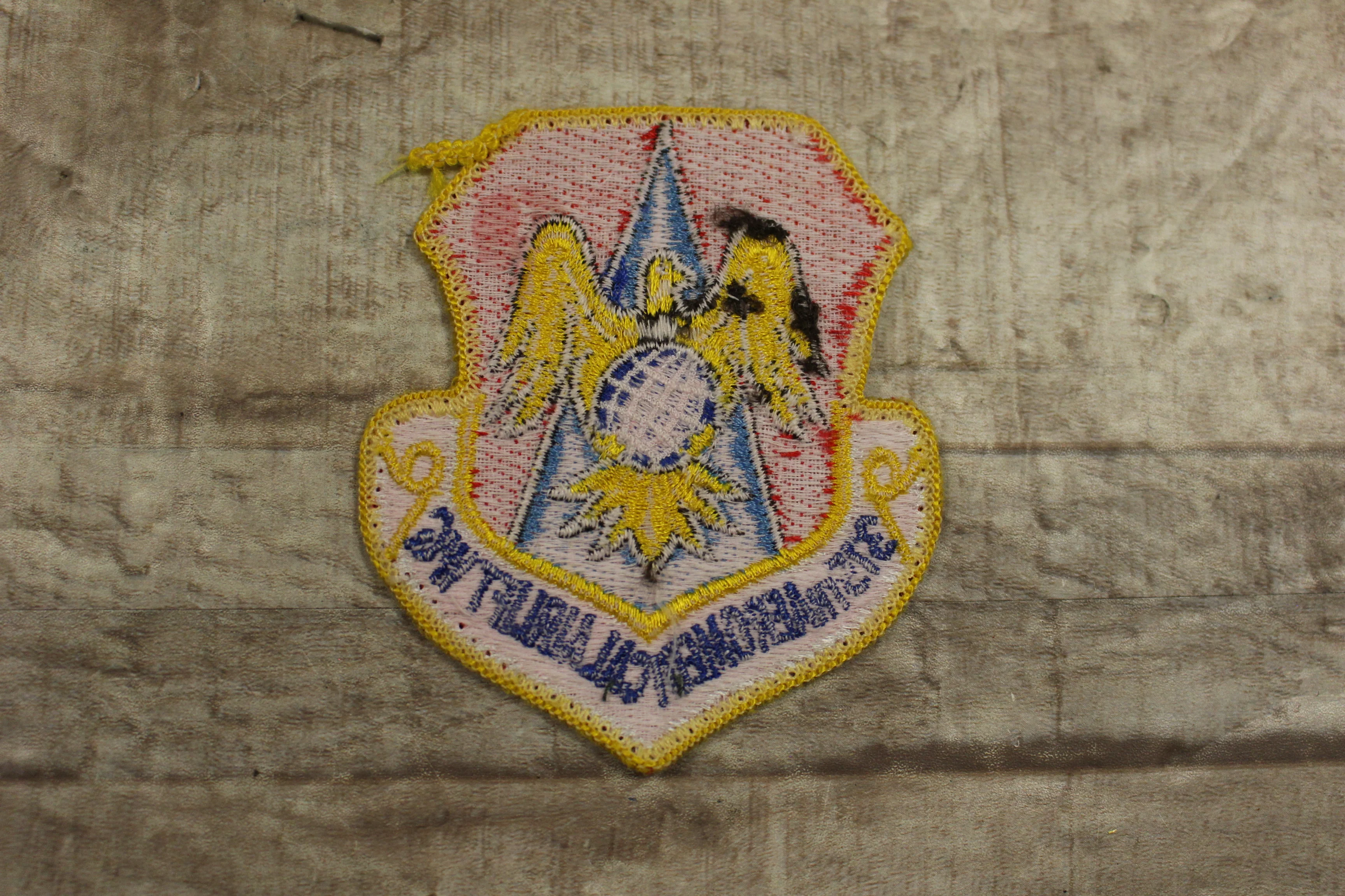 USAF 375th Air Mobility Wing Sew On Patch -Used - Image 2