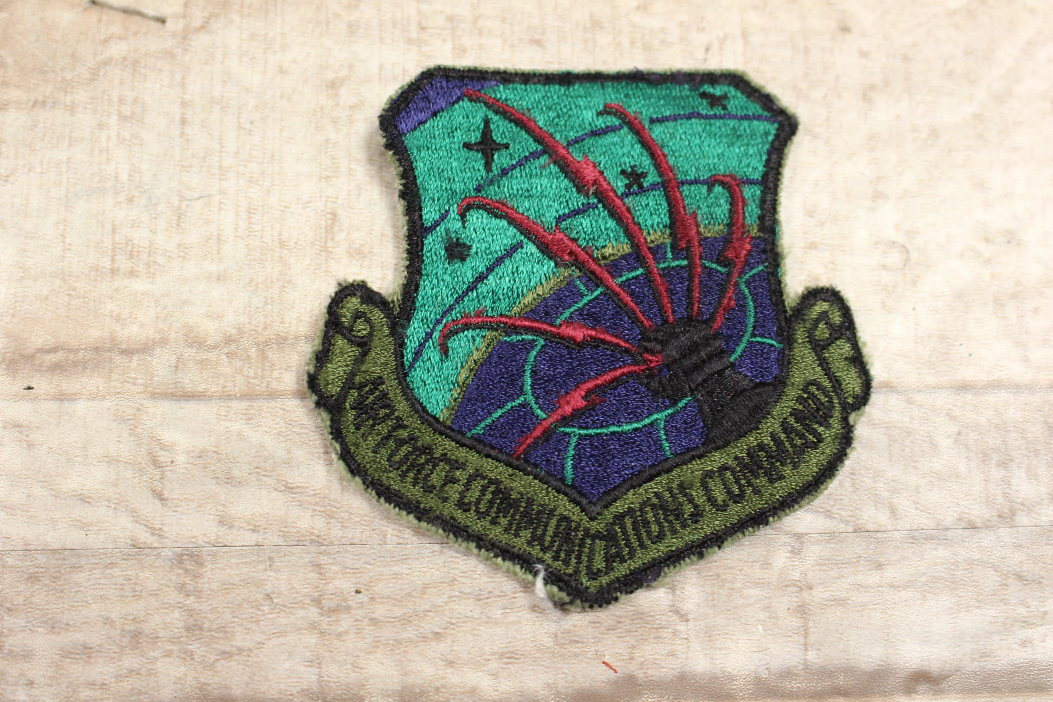 USAF Air Force Communications Command Sew On Patch -Used