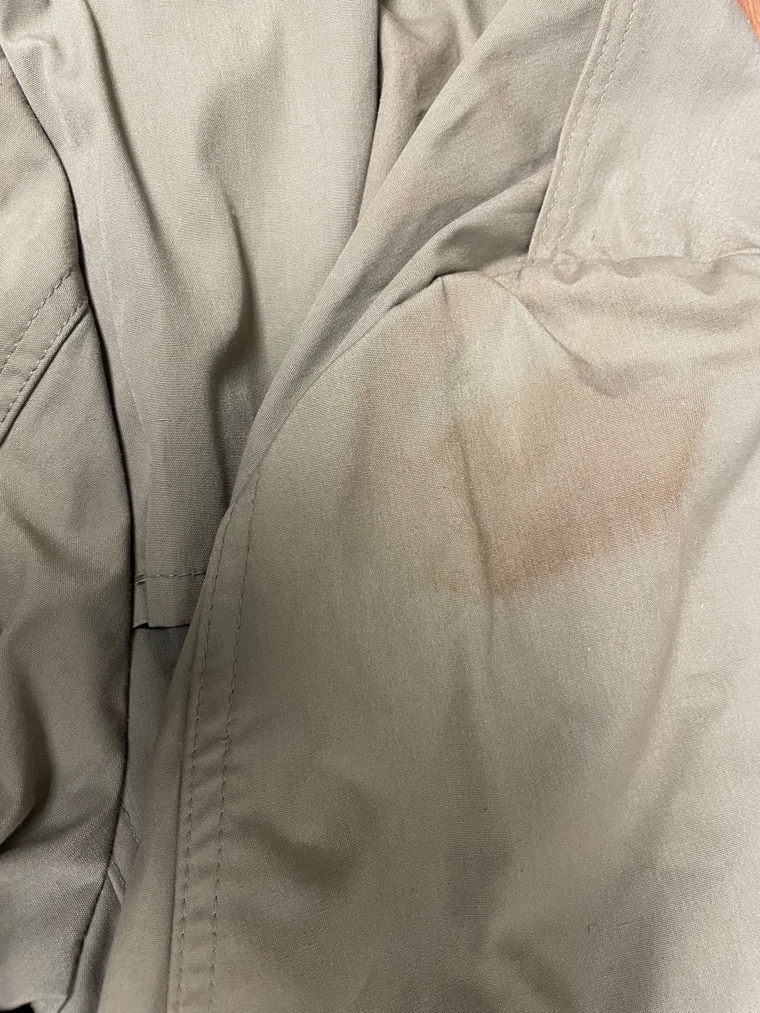 USMC Marine Men's All-Weather Pewter Trench Coat With Liner - 42 Short -Used - Image 3