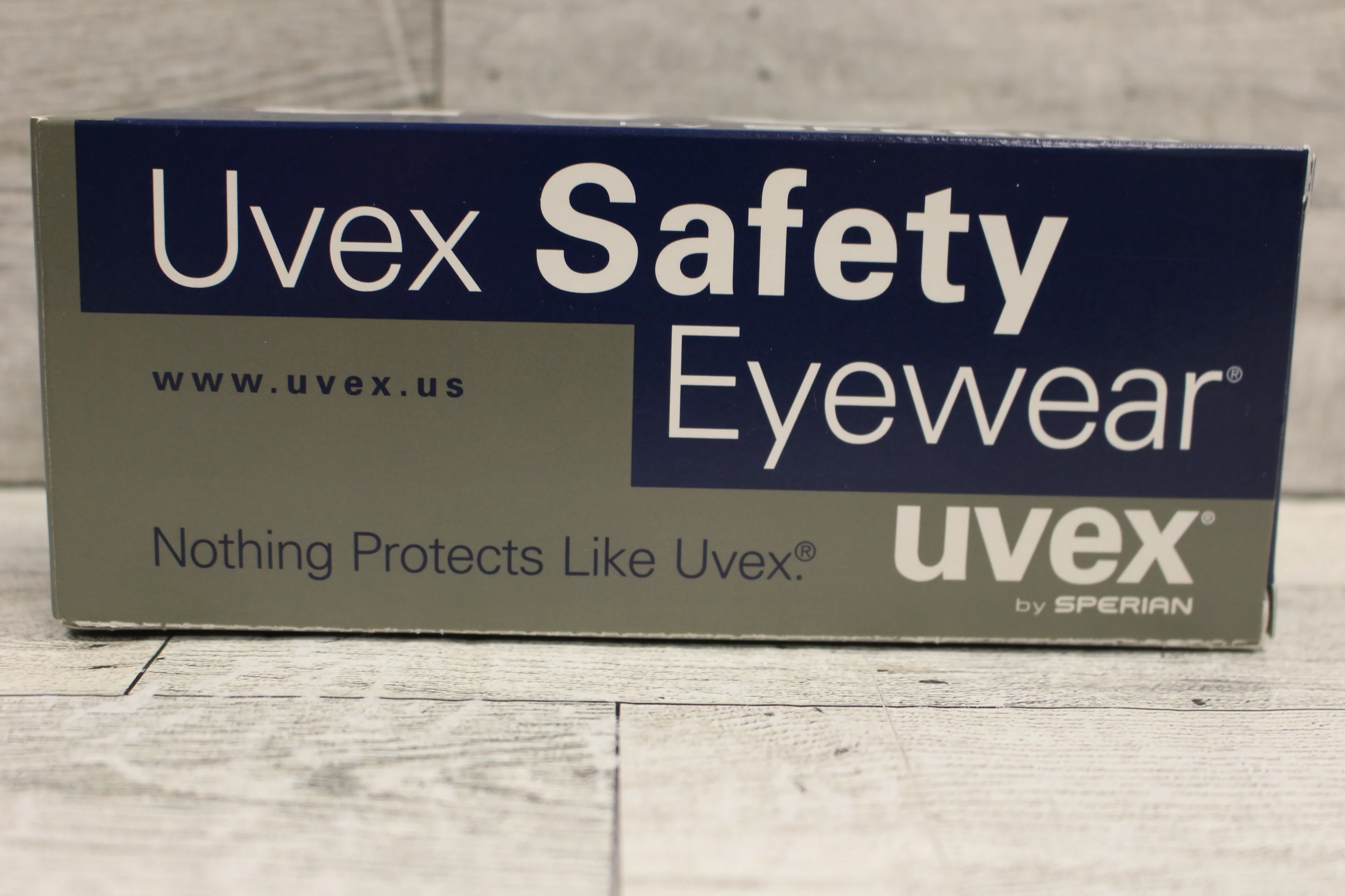 Uvex XC Genesis Safety Glasses W/ Black Frame & Gray Lens - S3301X - New