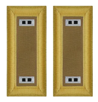 Vanguard Army Shoulder Strap: Warrant Officer 2: Quartermaster - New