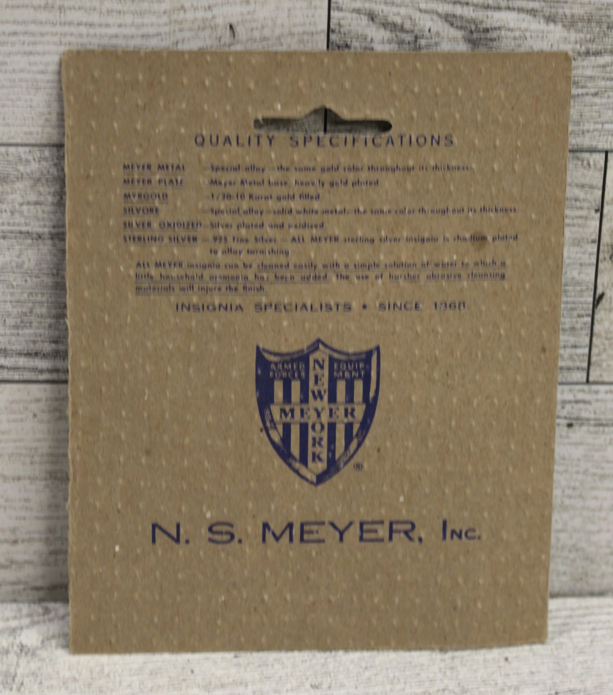Vietnam Era 1966 N. S. Meyer, Inc Military Airlift Command Sew On Patch - New - Image 2