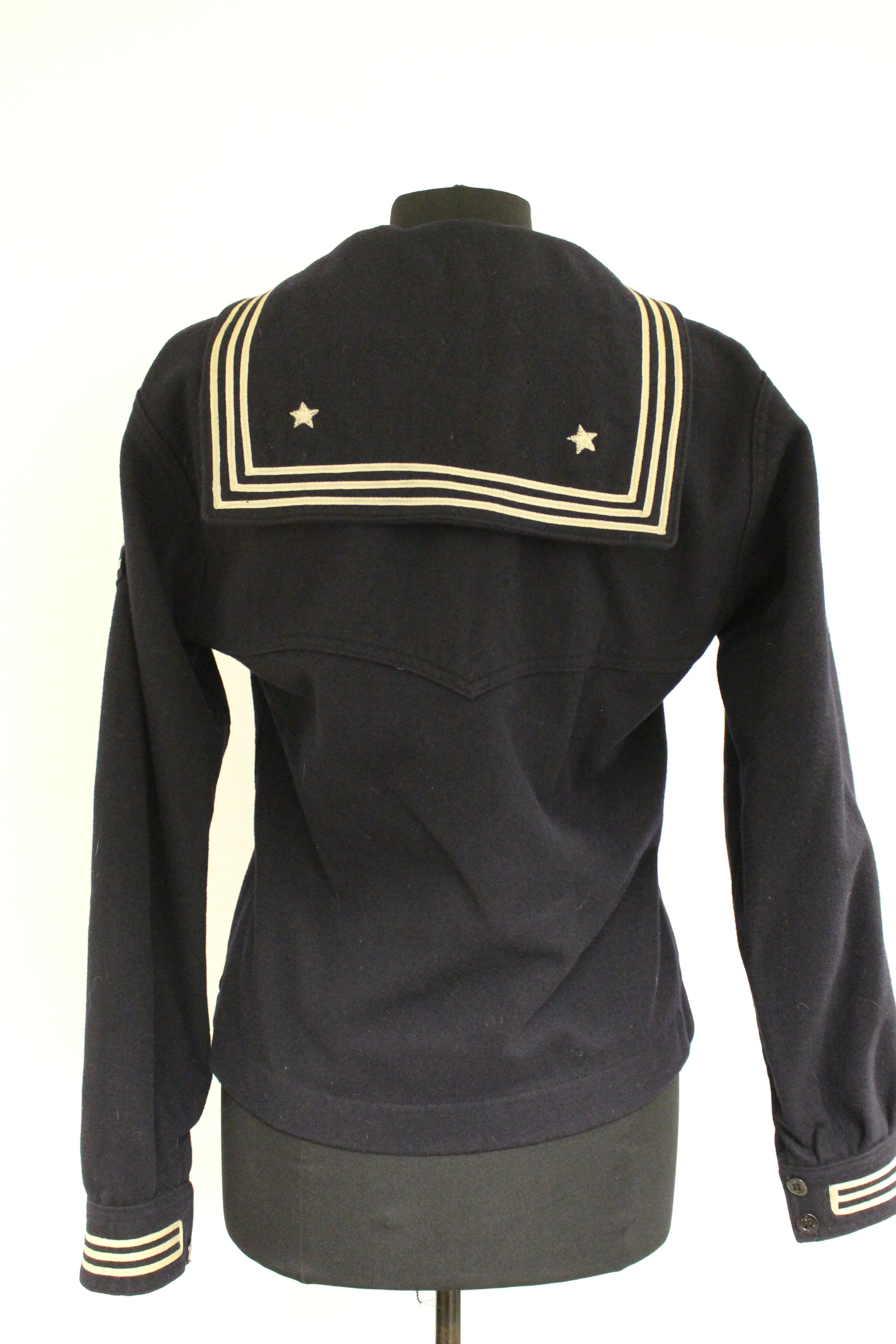 Vintage 1968 Vietnam Era U.S. Navy Man's Blue Dress Jumper- Size: 42R - Used - Image 2