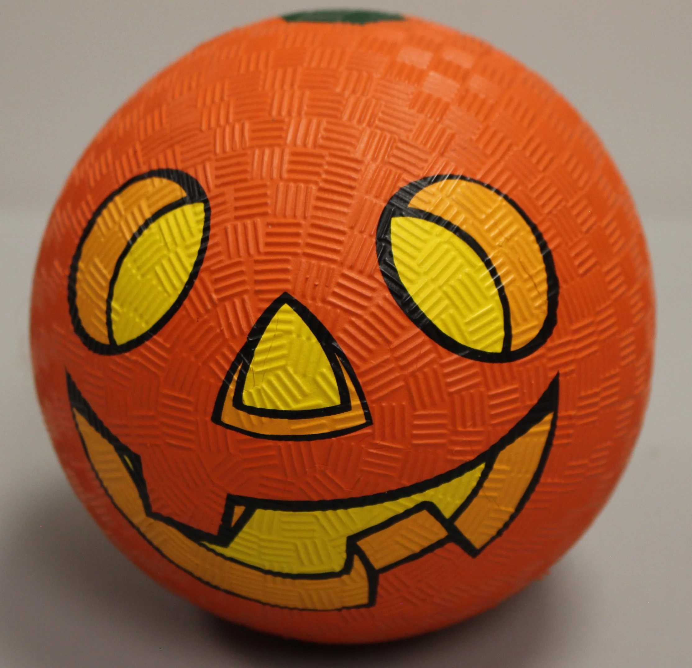 Vintage 2016 Baden Rubber 4.5 Inch Halloween Jack-O-Lantern Pumpkin Ball