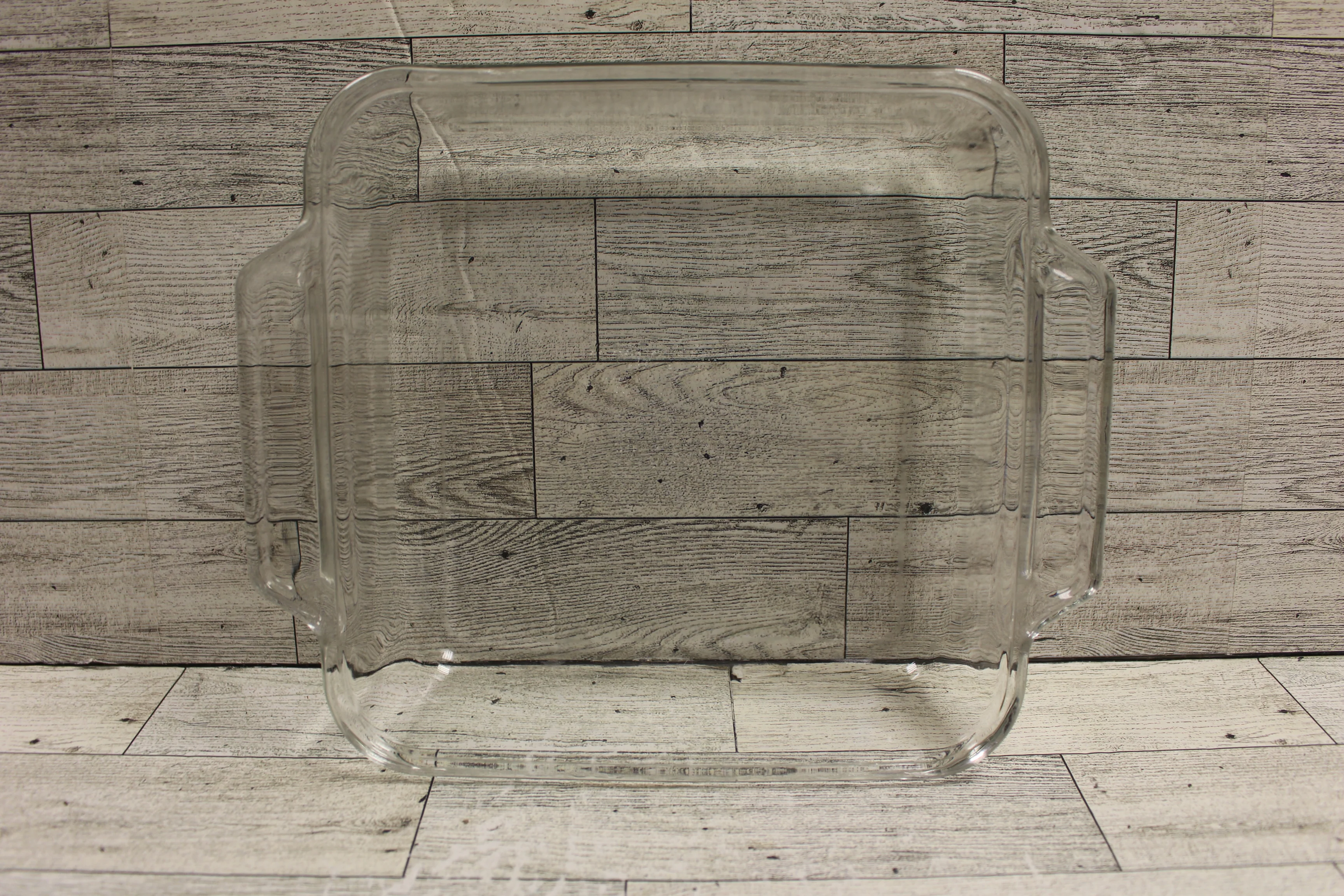 Vintage Anchor Hocking Ovenware Glass Square Casserole Baking Dish - Used