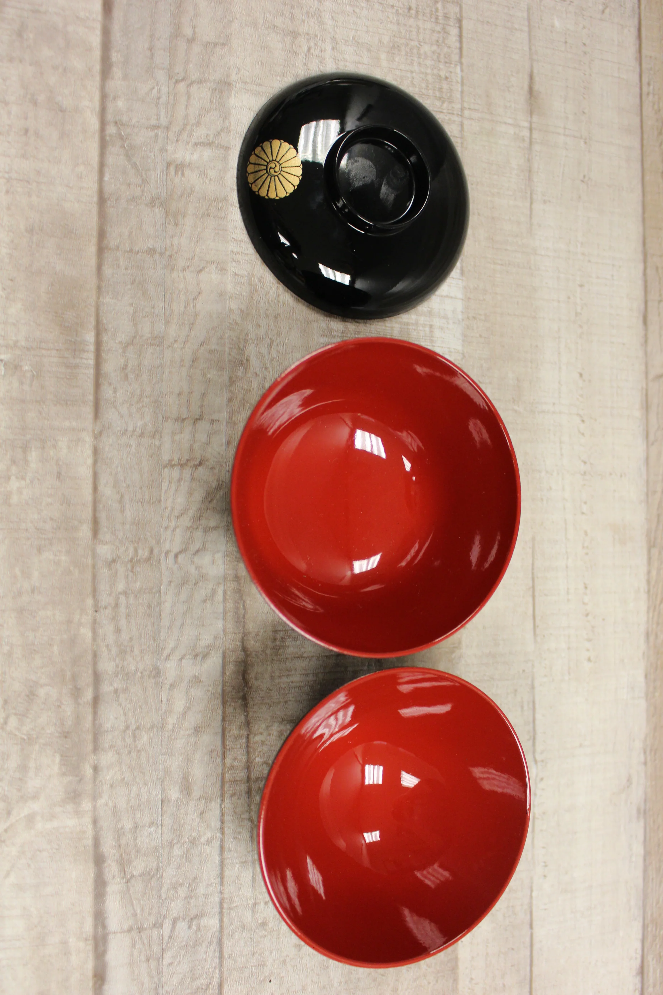 Vintage Asian Dinner Set -Red -Used - Image 7