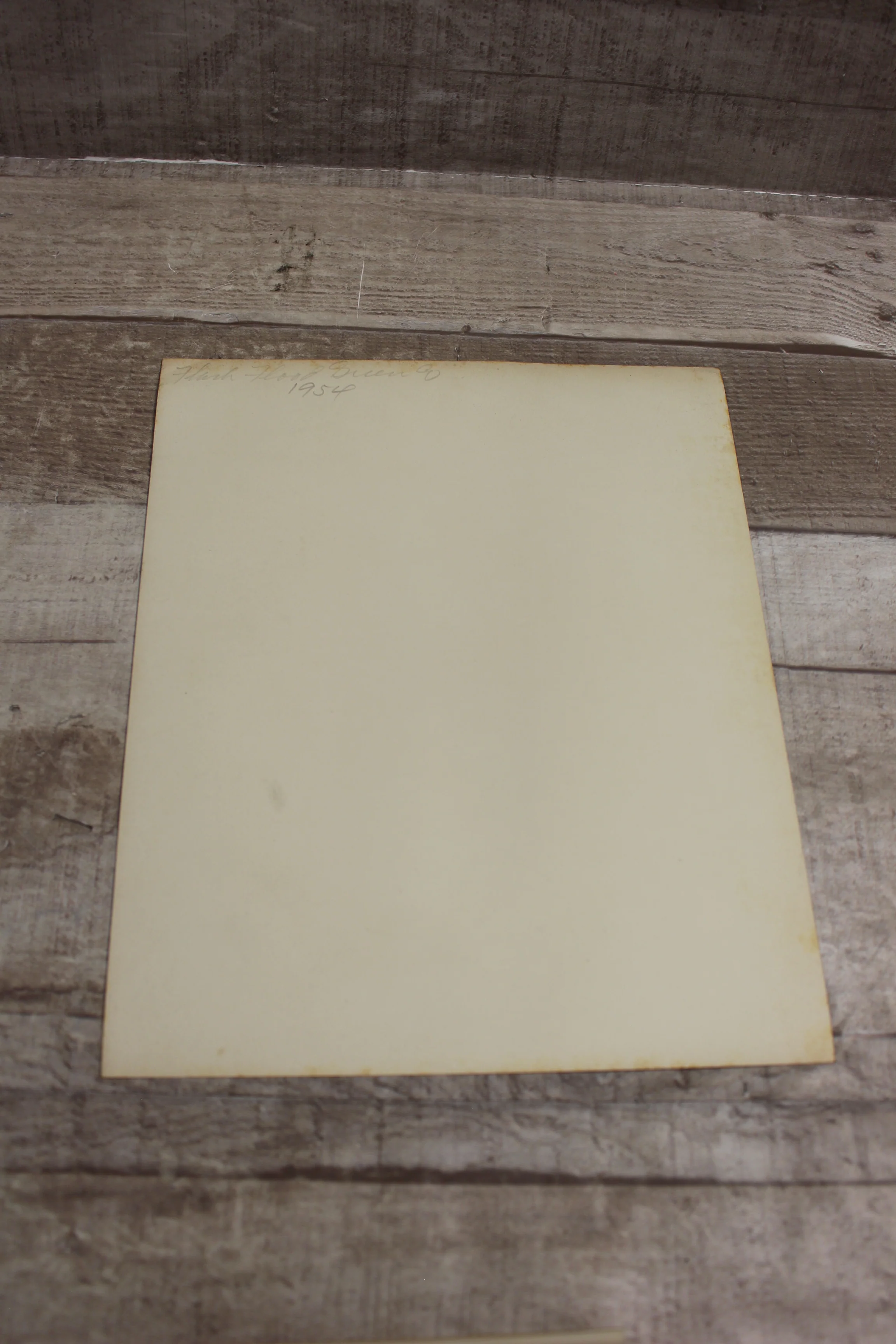 Vintage Authentic and Original Flood Damage Road Photo -Used - Image 2