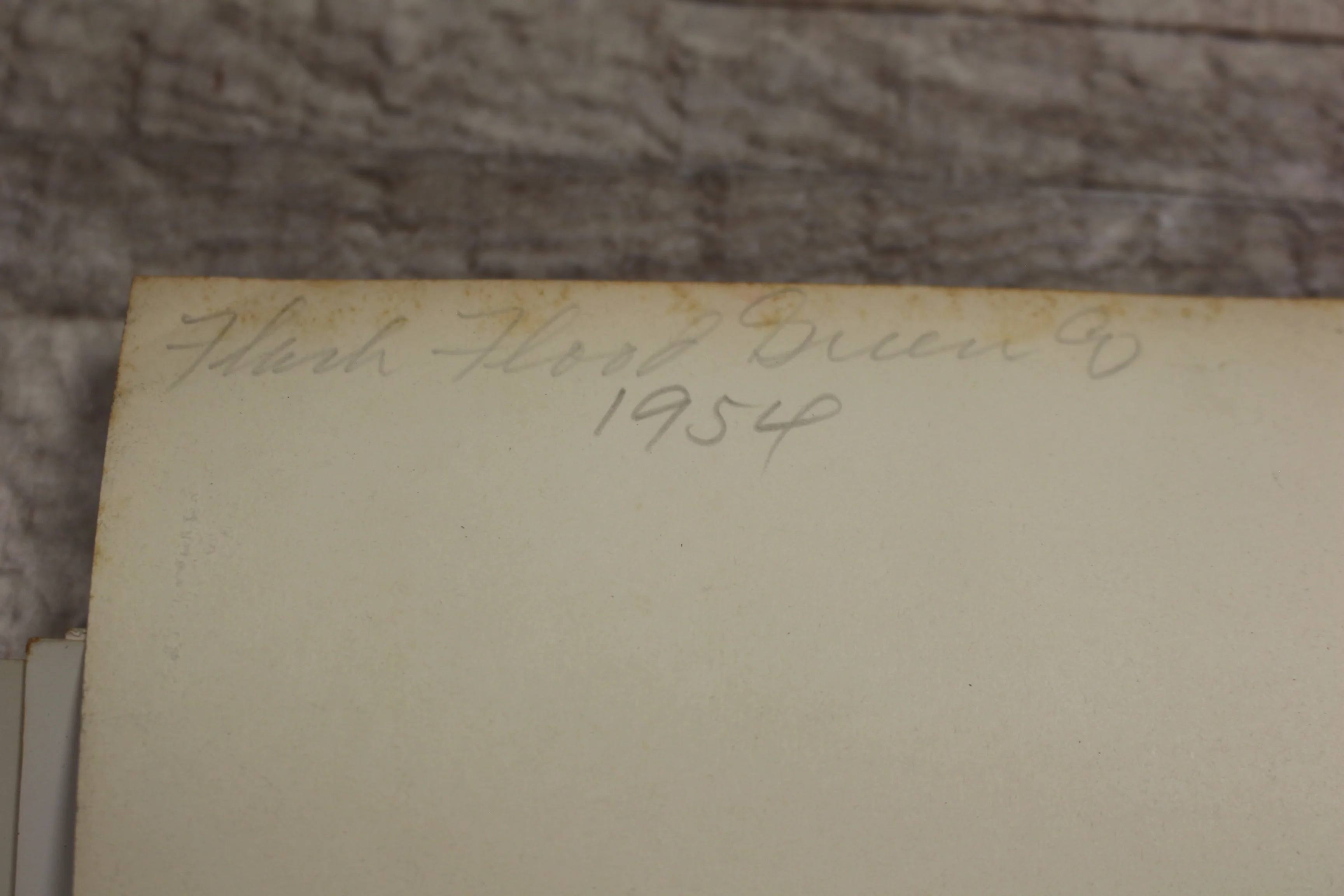 Vintage Authentic and Original Flood Damage Road Photo -Used - Image 3