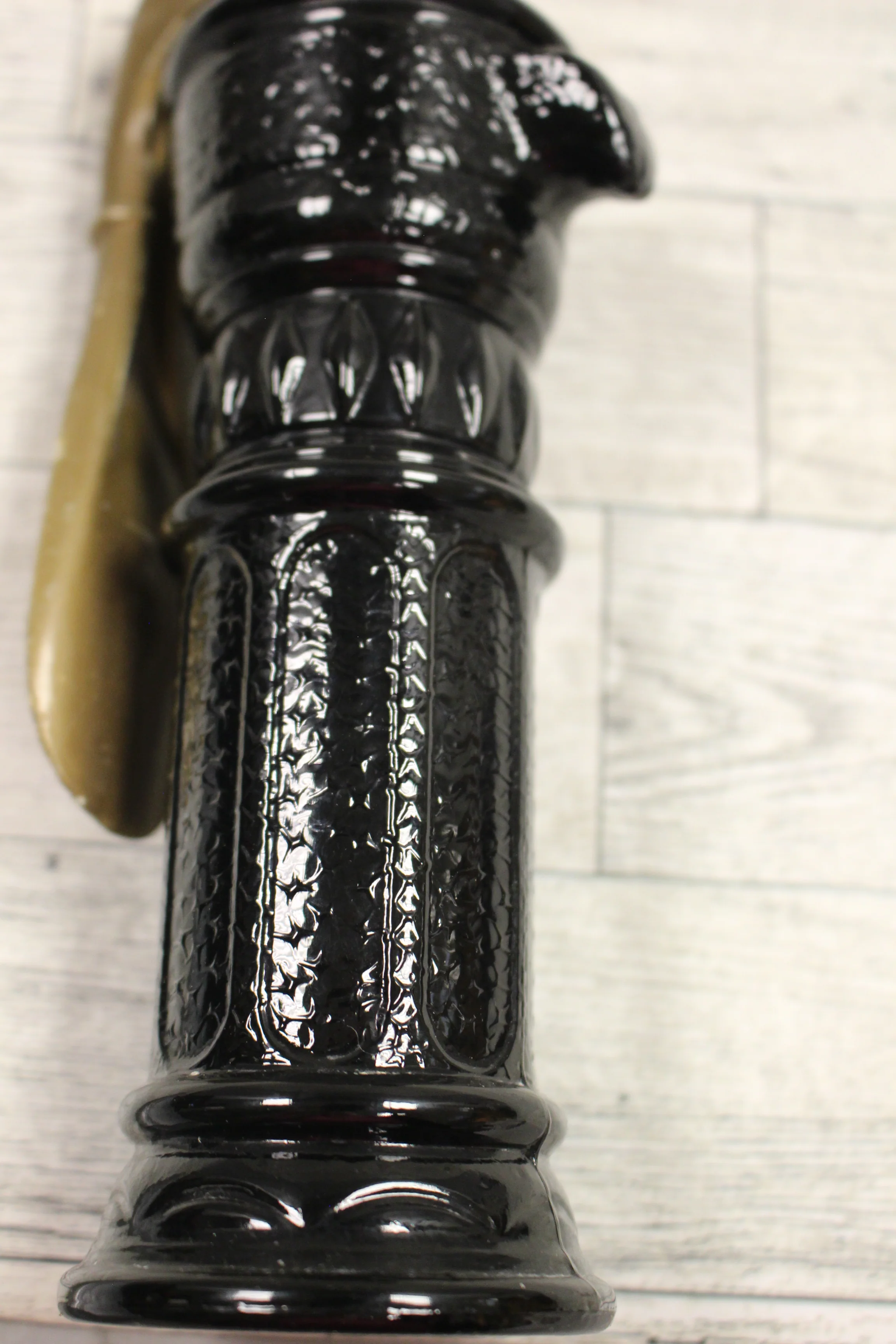 Vintage Avon Brown Glass Water Pump Glass Decanter - Used - Image 5