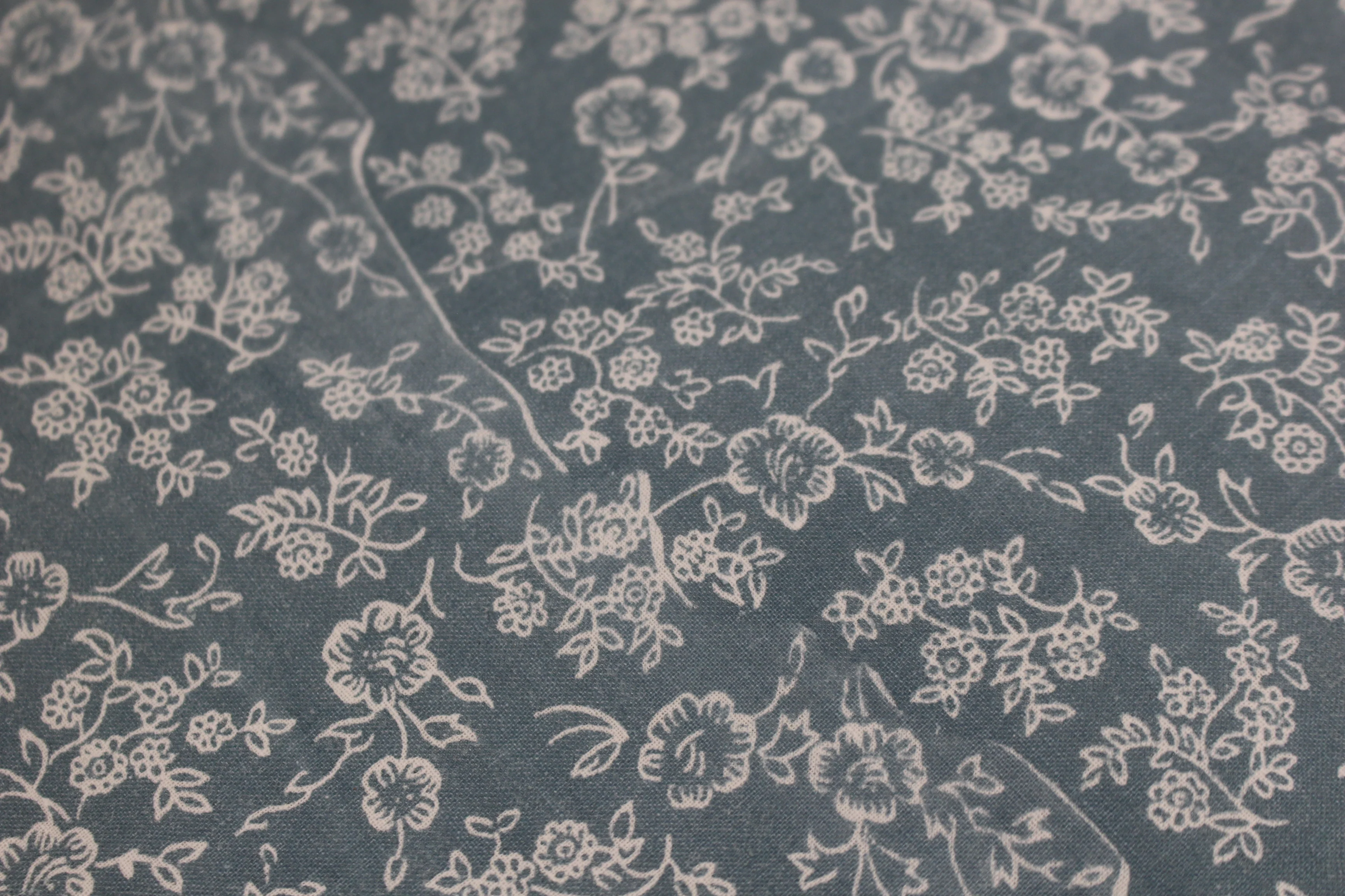 Vintage Bandwagon 9" Mircowave Roll Warmer - 100% Cotton - Blue Floral - Image 3
