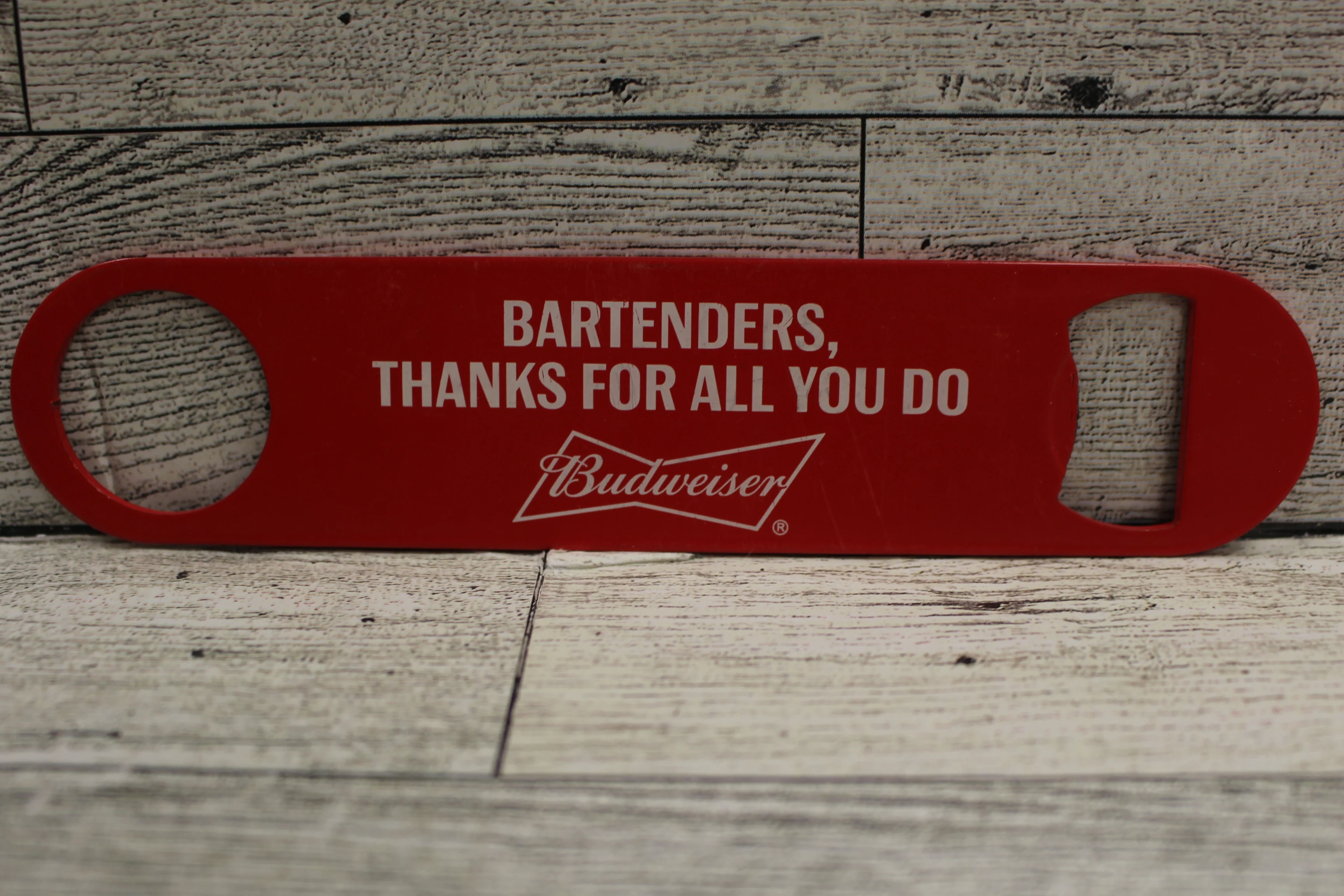 Vintage Budweiser This Is Not A Hobby-Bartenders- Beer Can Opener - Used - Image 2