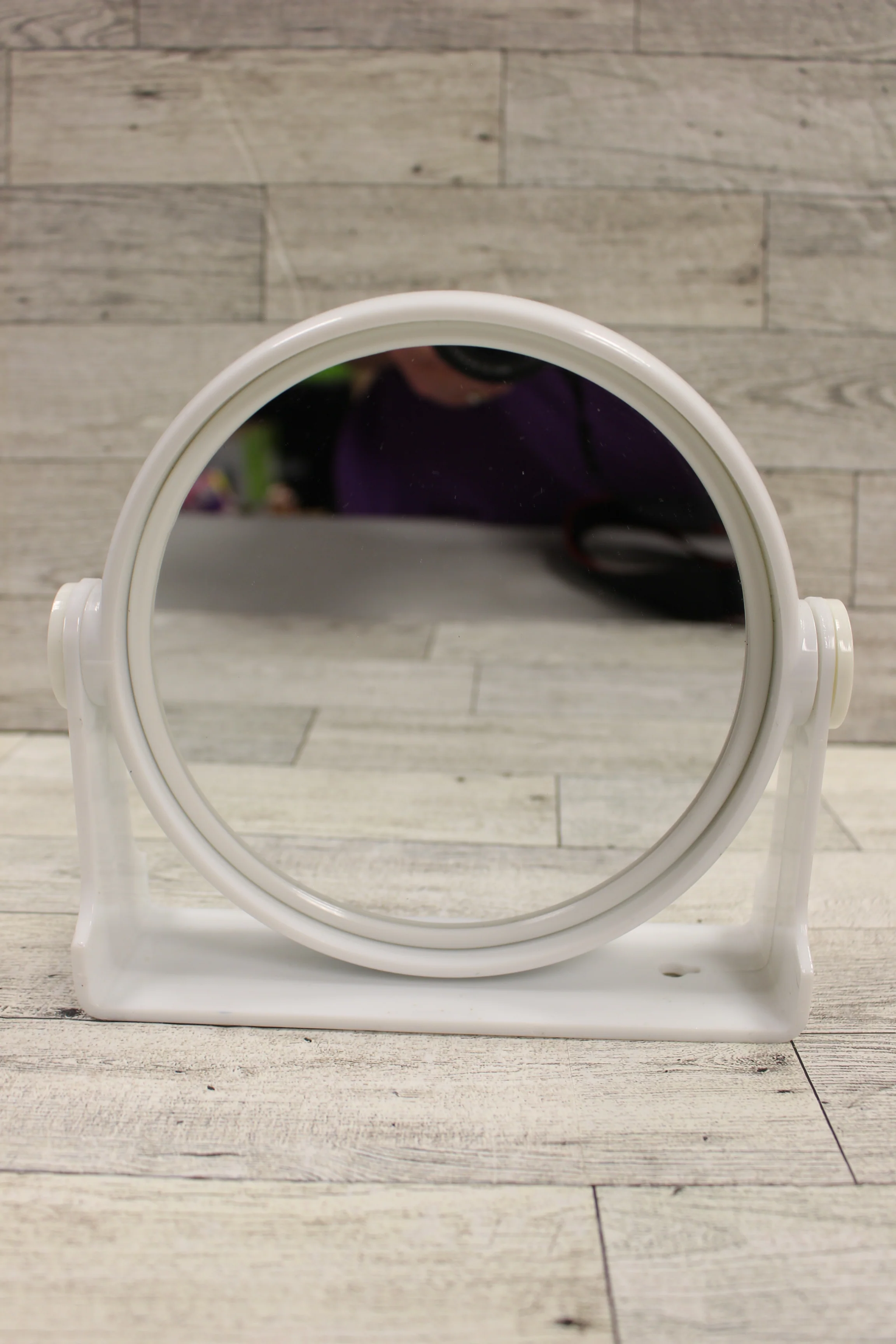 Vintage Double-Sided Magnifying Make Up Mirror - Used