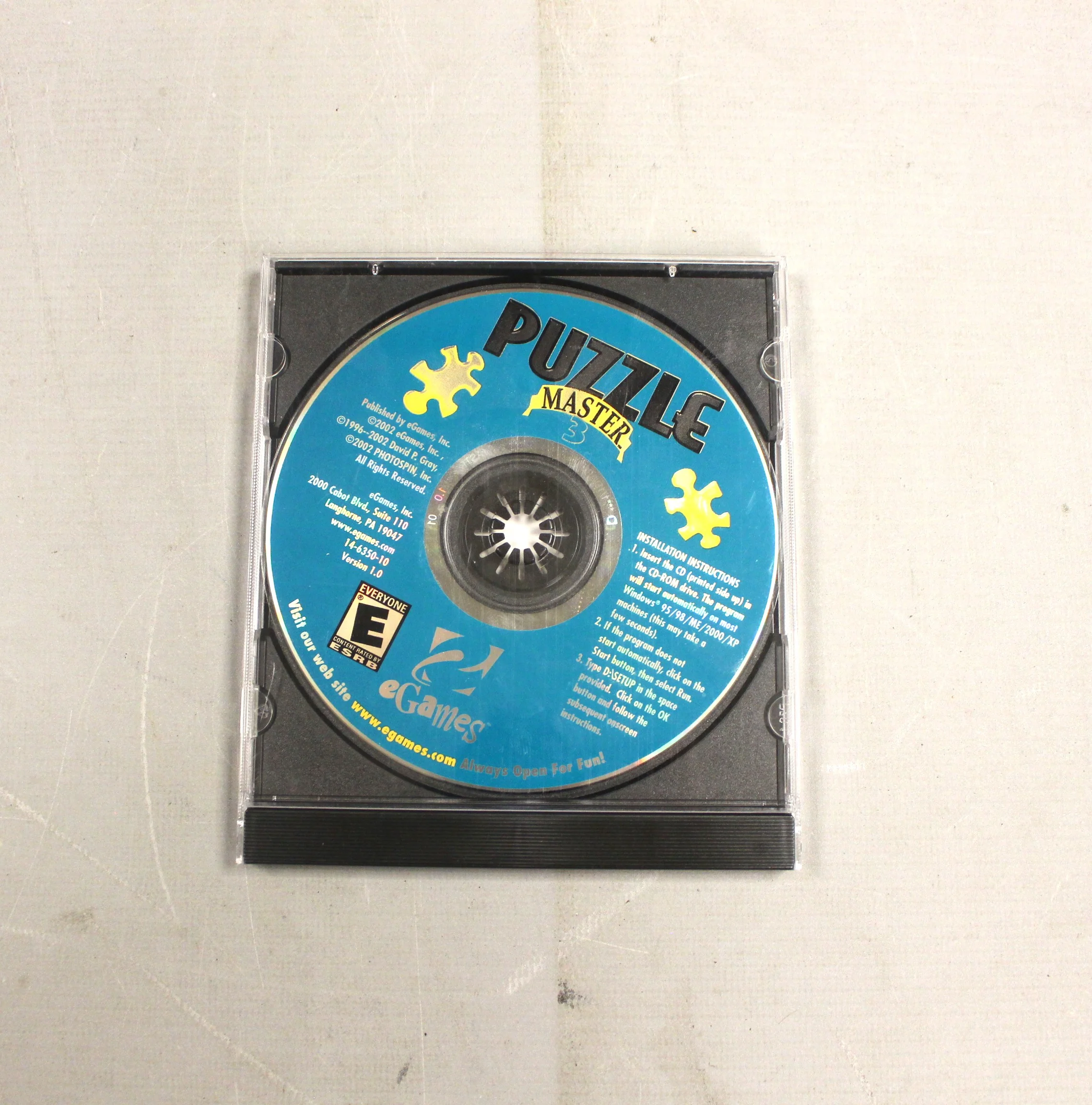 Vintage Game Master Series - Puzzle Master 3 PC Game - Used - Image 4