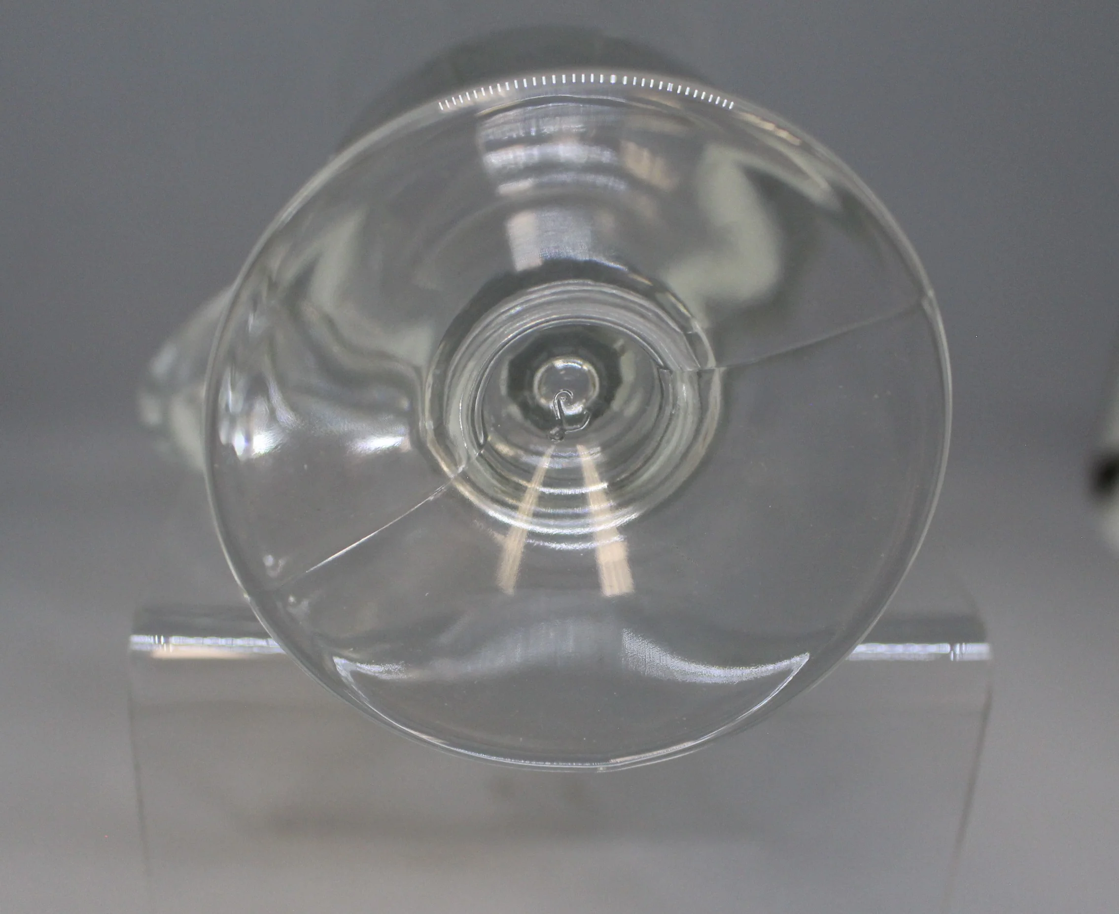 Vintage Libby Irish Coffee Clear Pedestal Footed Glass Mugs - 6" Tall - Used - Image 4