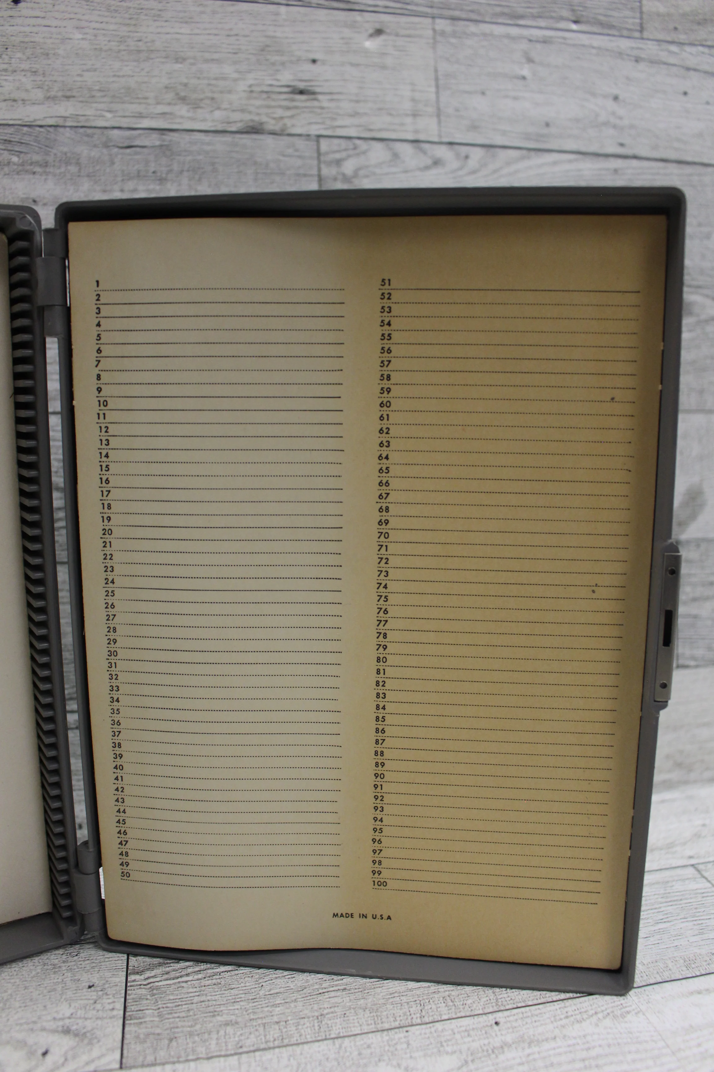 Vintage Microscope Microslides Storage Case - Used - Image 4