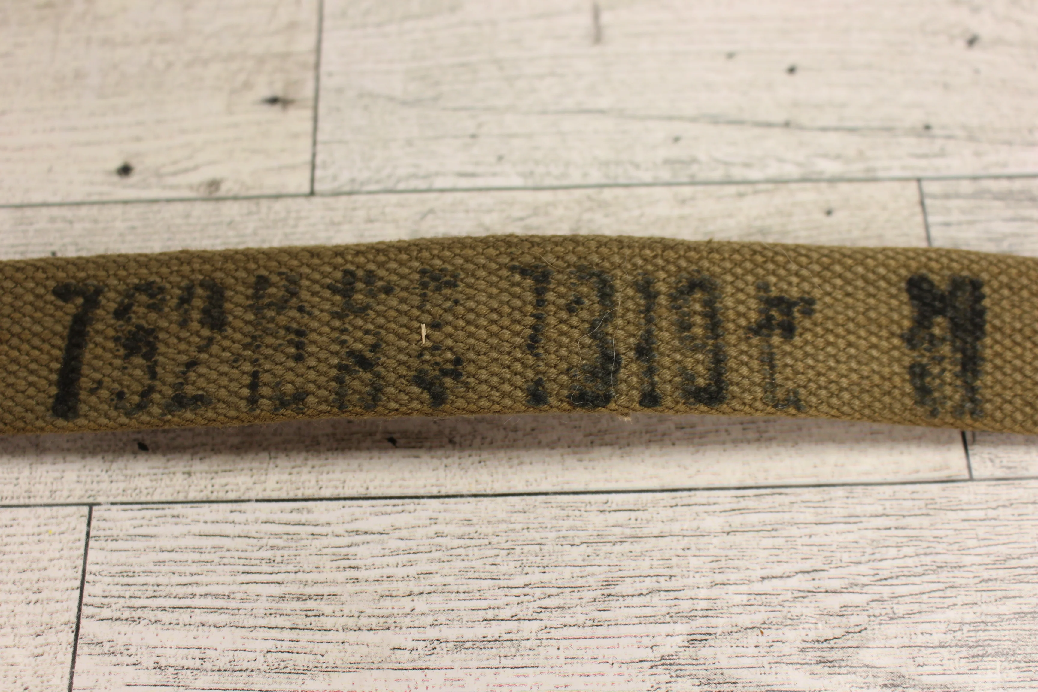 Vintage Military Strap - Brown - 7319 - Used - Image 3
