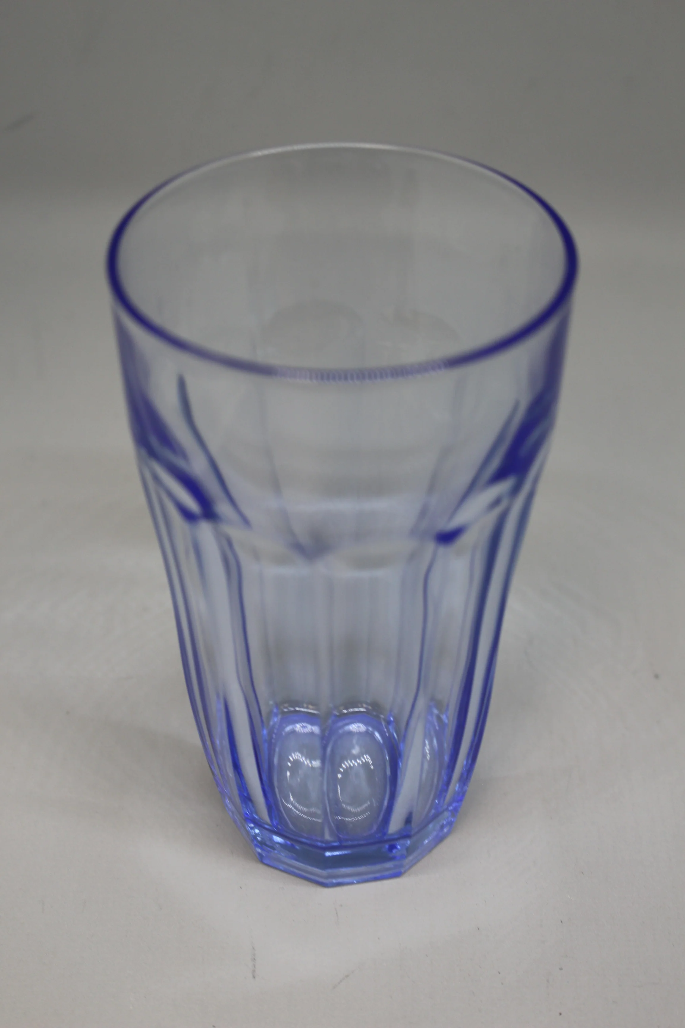 Vintage Pasabache Tall Glass -Blue Mist -Used