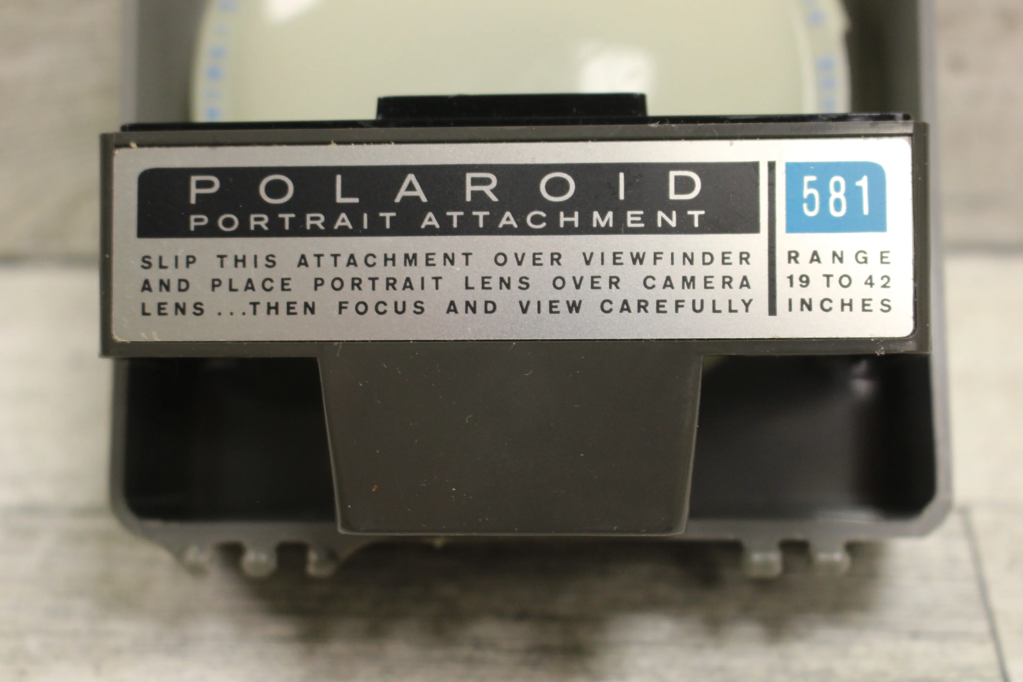 Vintage Polaroid Portrait Attachment #581 - Used - Image 7