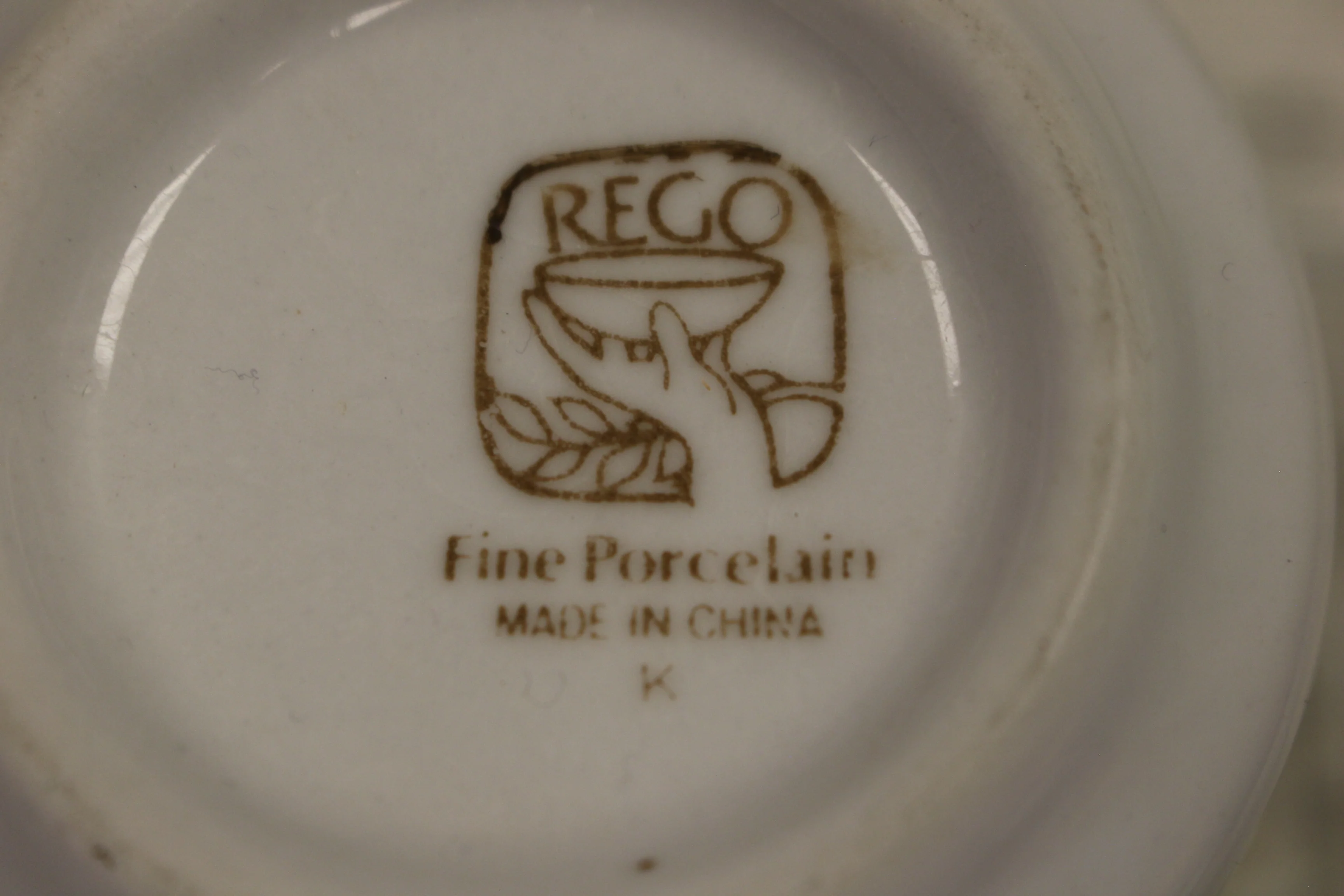 Vintage REGO Diner Style Porcelain Coffee Mugs - Set of 6 - Used - Image 3