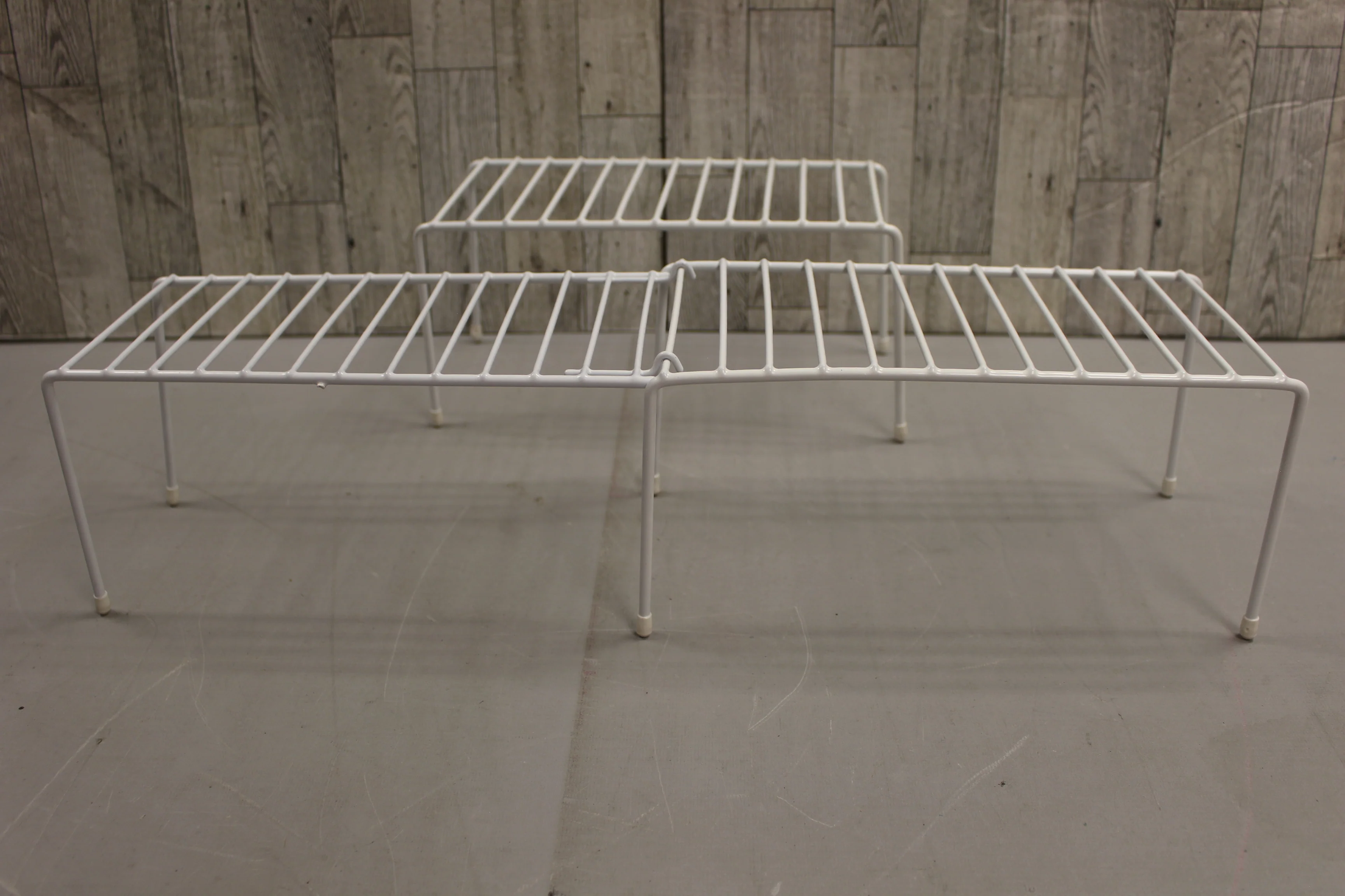 Vintage Set of 2 Wire Coated Pantry Racks - Used - Image 2