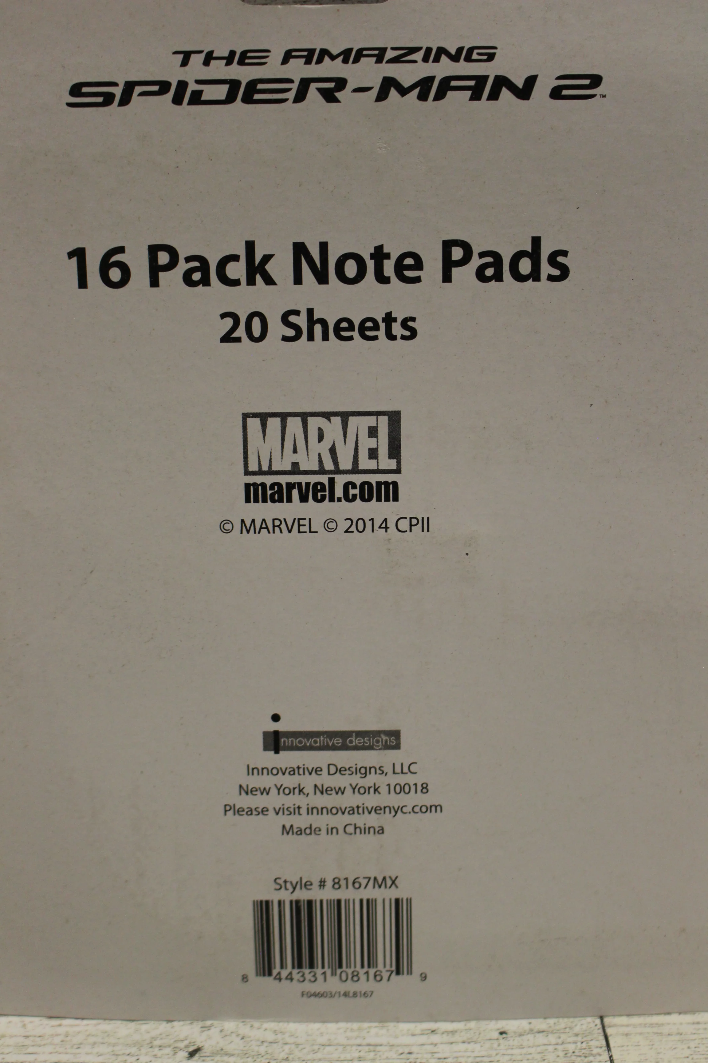 Vintage Spider-Man 2 Mini Note Pads - Set of 16 - New - Image 2