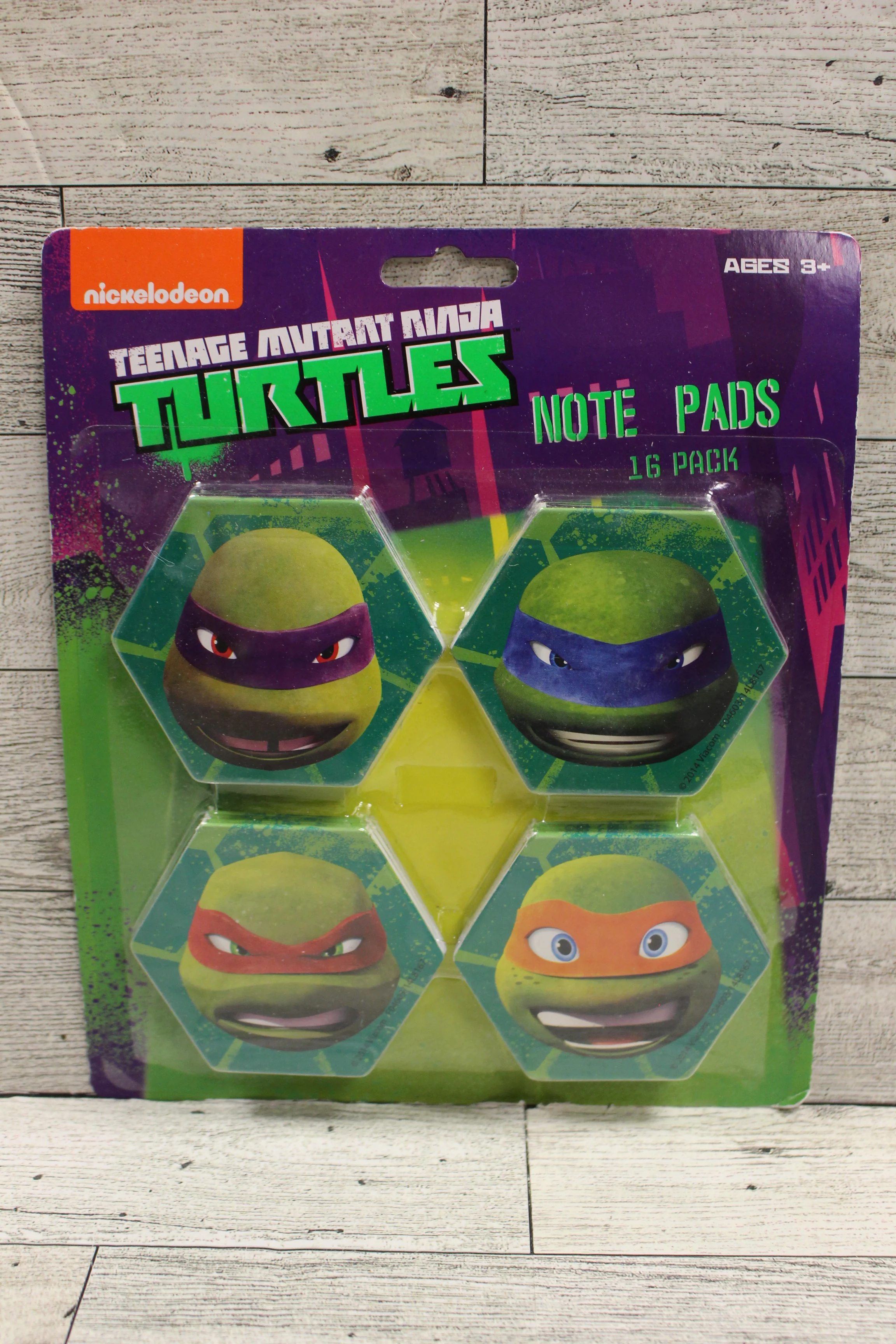 Vintage Teenage Mutant Ninja Turtles Mini Note Pads - Set of 16 - New