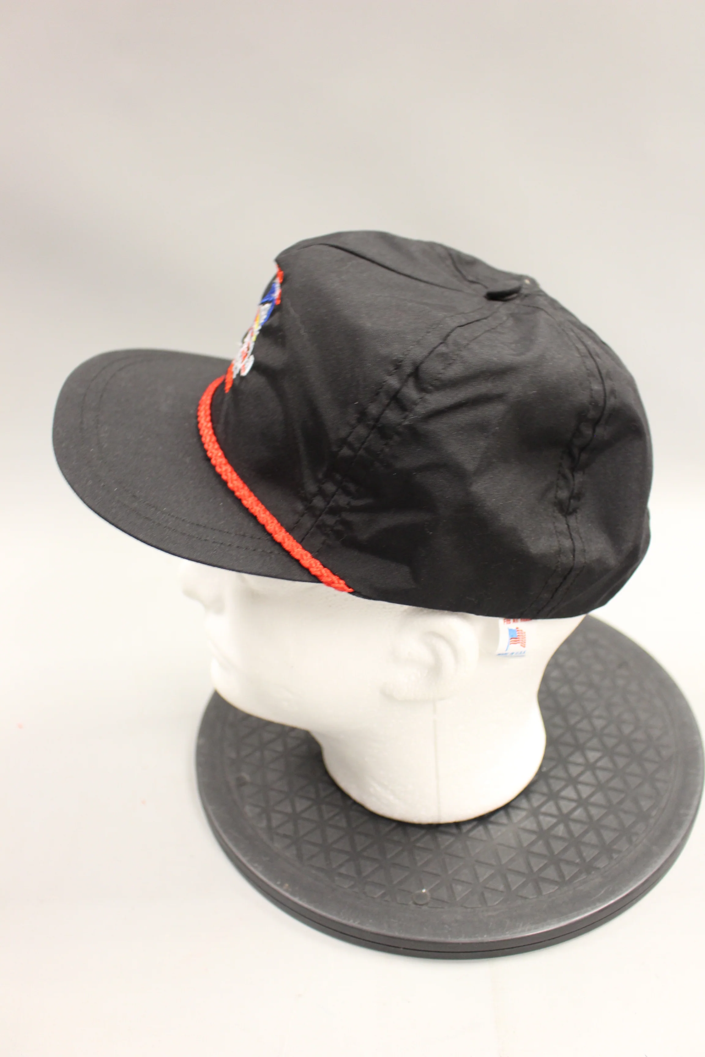 Vintage Texaco Halvoline Grand Prix Of Denver Hat -Red/Black -Used - Image 4