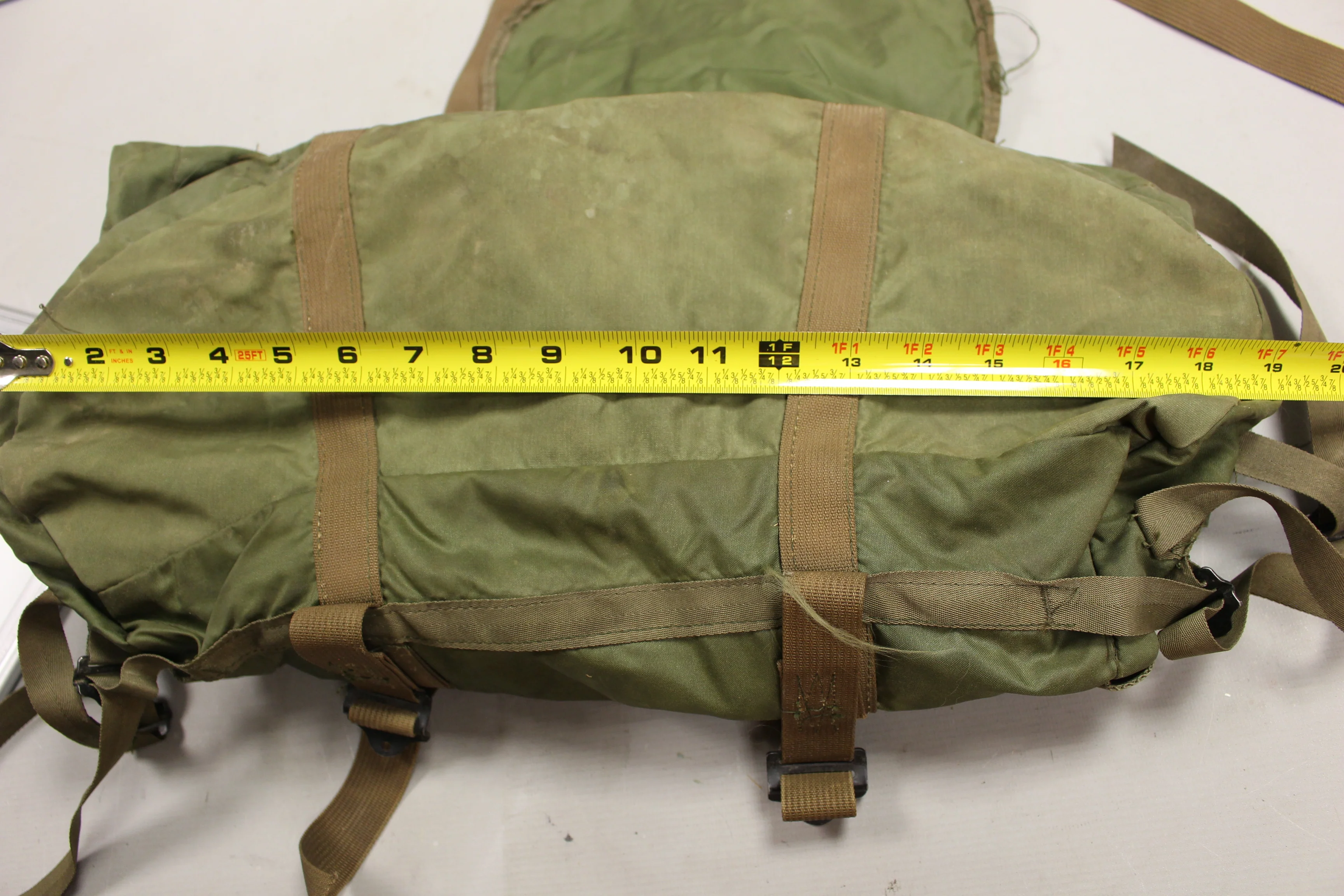 Vintage US ARMY 1965 Nylon Duck Rucksack - 8465-782-8248 - Used - Image 11