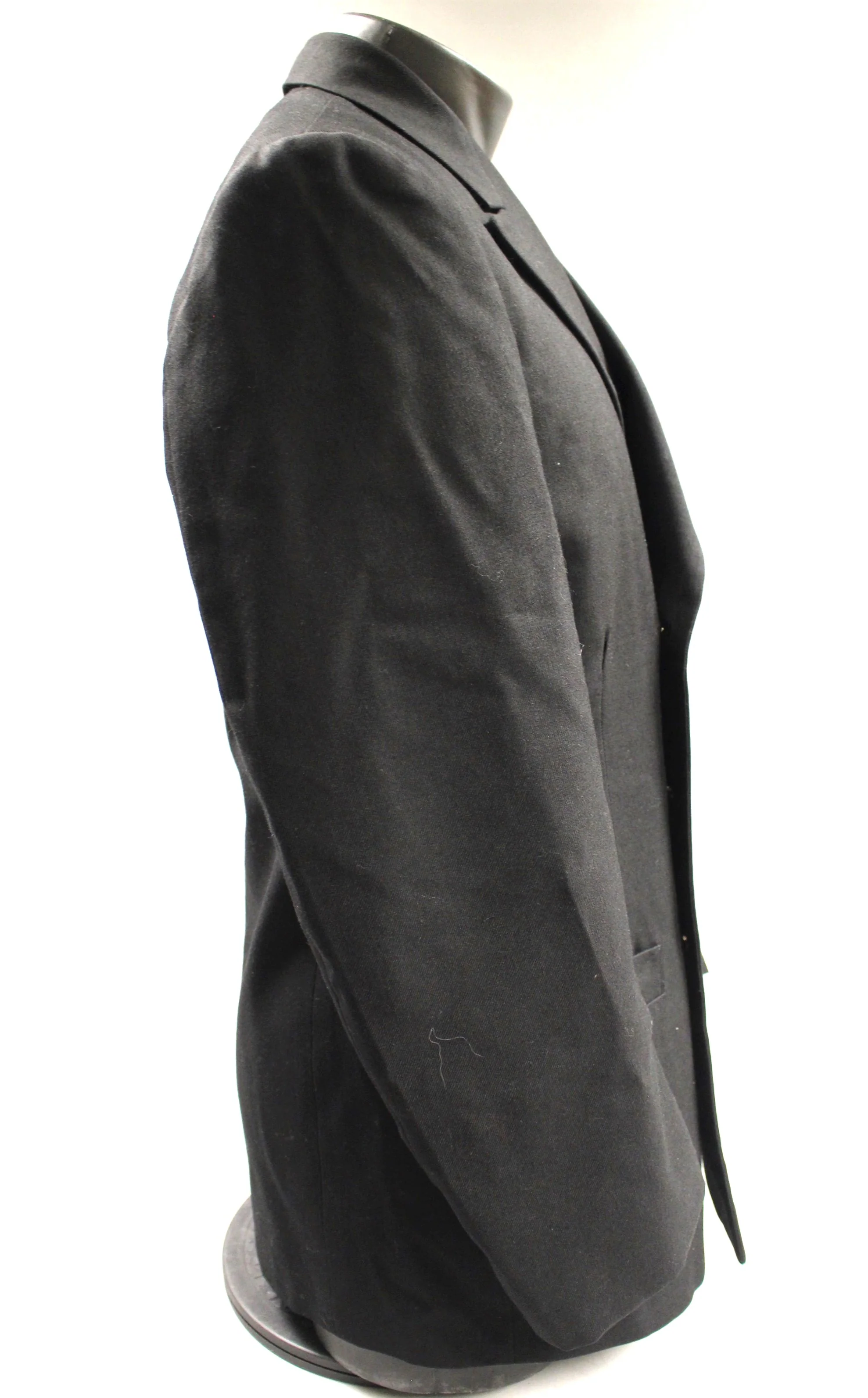 Vintage US Navy Military Man's Wool Winter Dress Coat - Size:38L - Used - Image 3