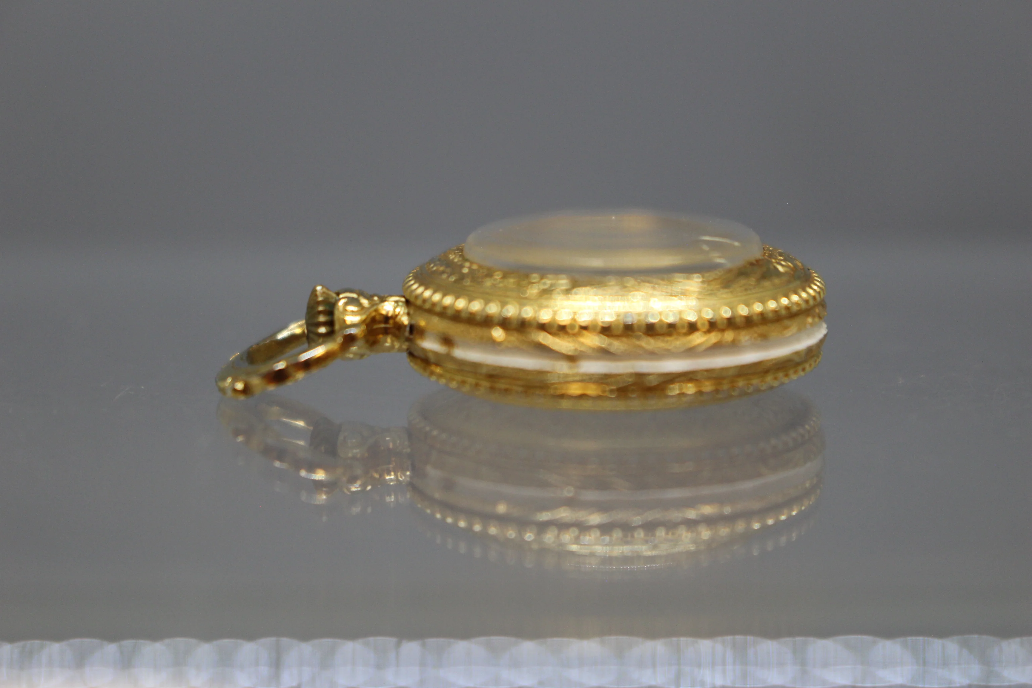 Vintage Womens Sheffield Swiss Made Gold Tone Pocket Watch - Manual Wind - Used - Image 2