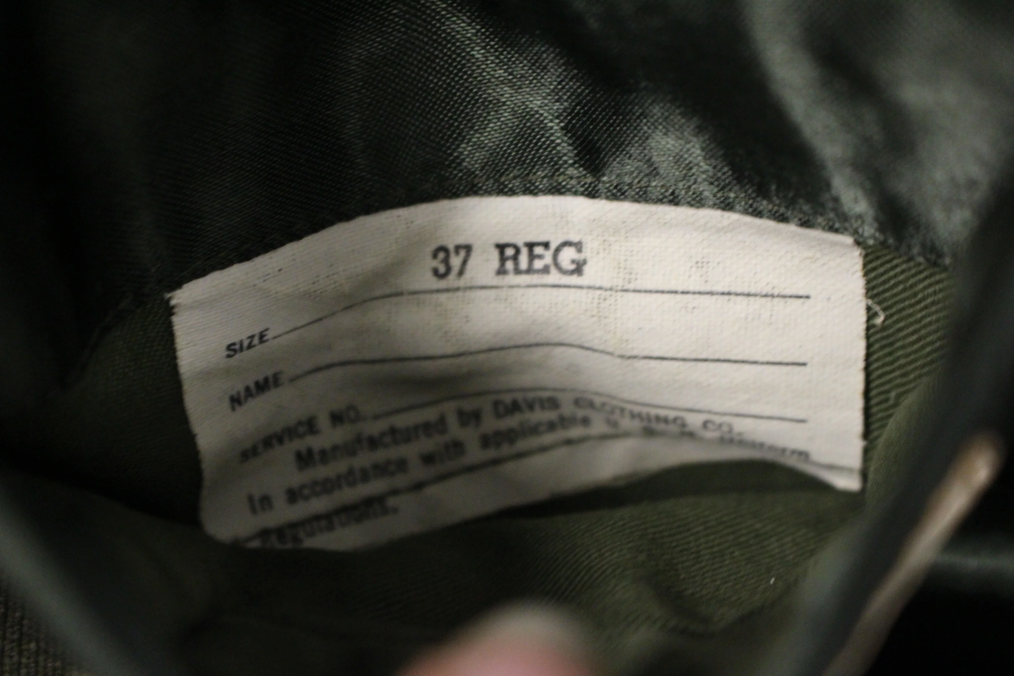 Vintage WWII US Navy Wool Aviator Pilot Dress Green Coat Jacket - 37R - Used - Image 6